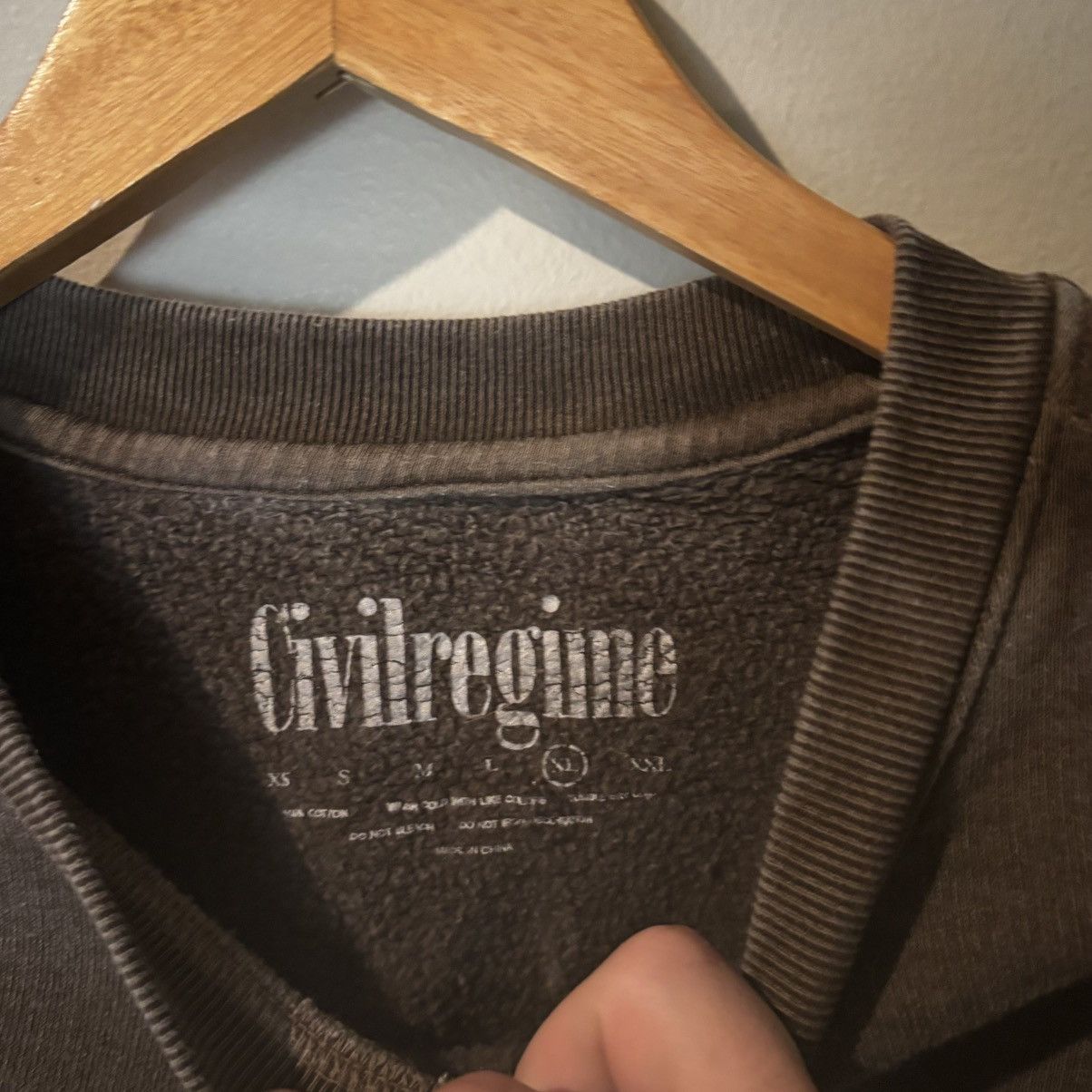 Civil Regime Civil Regime Sweatshirt Mens Gym Brown Size US XL / EU 56 / 4 - 2 Thumbnail
