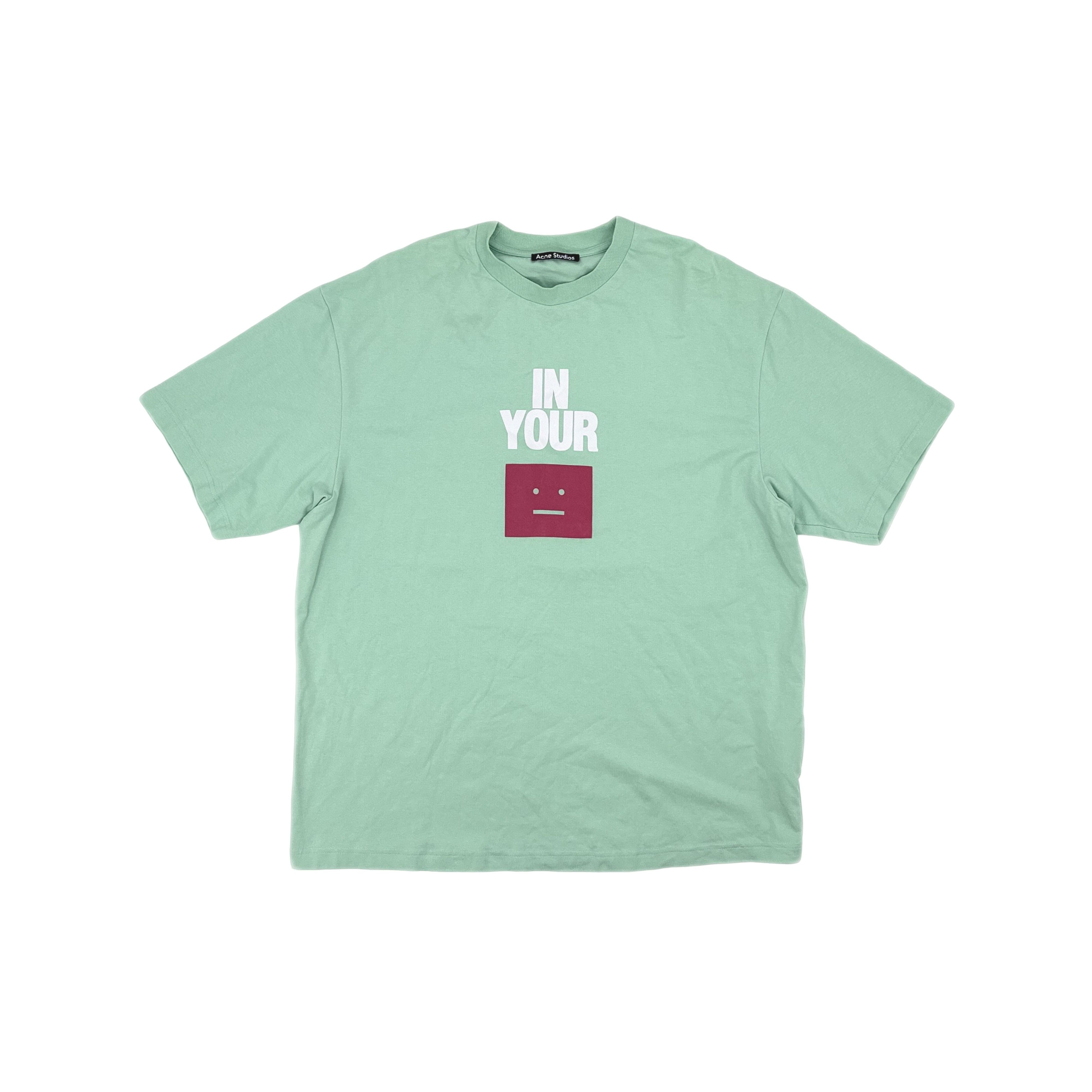 Acne Studios Acne Studios Face Print Cotton T-Shirt L Size US L / EU 52-54 / 3 - 1 Thumbnail