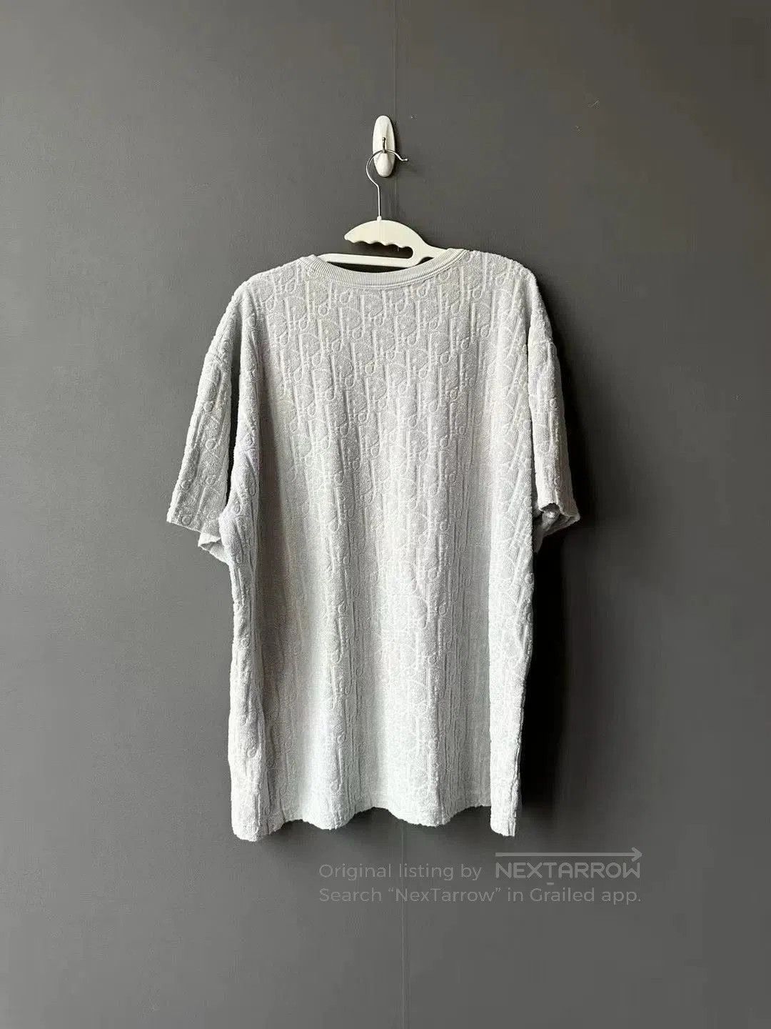 Dior Dior Gray Blue Terry Short Sleeve. Size US XL / EU 56 / 4 - 2 Thumbnail