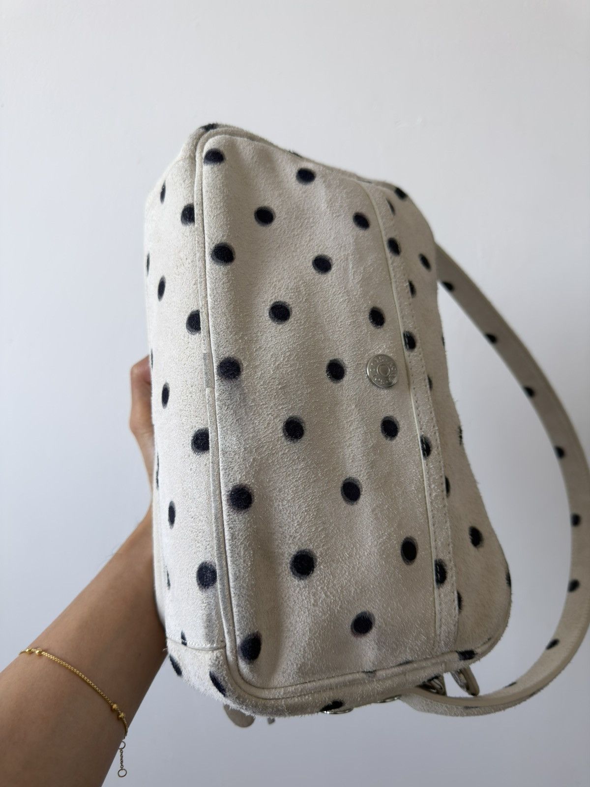 Acne Studios Acne Studios Camero Runway Bag Polka Dot Suede Limited Ed. Size ONE SIZE - 24 Thumbnail