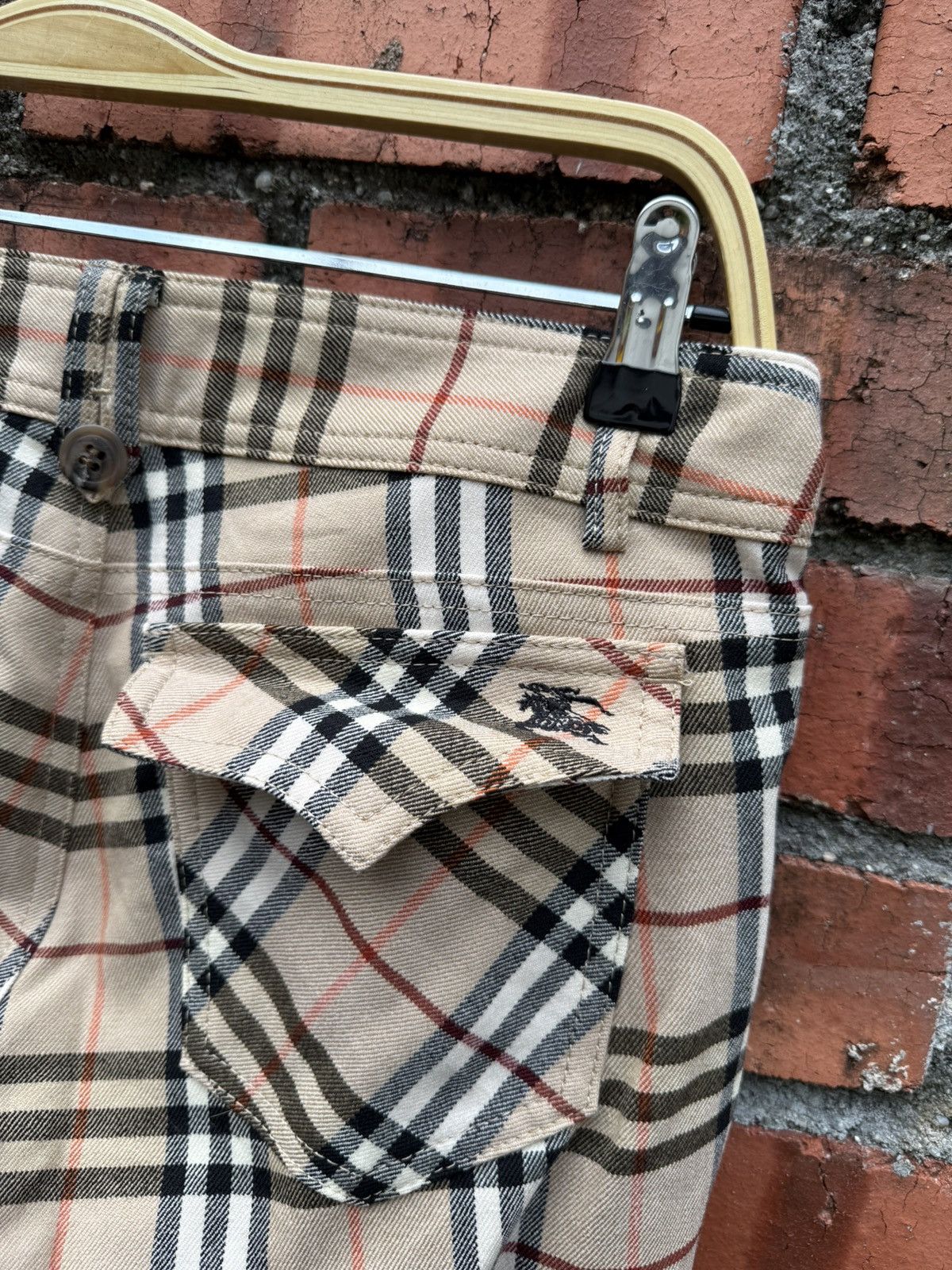 Burberry W30x27 Burberry checked blue label made in JAPAN Size 30" / US 8 / IT 44 - 3 Thumbnail