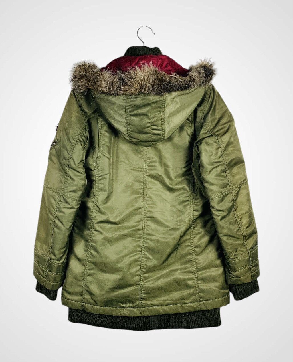 Japanese Brand A09 Rare-Rosso Style Lab Fur Hoodie Jacket Size M / US 6-8 / IT 42-44 - 2 Thumbnail