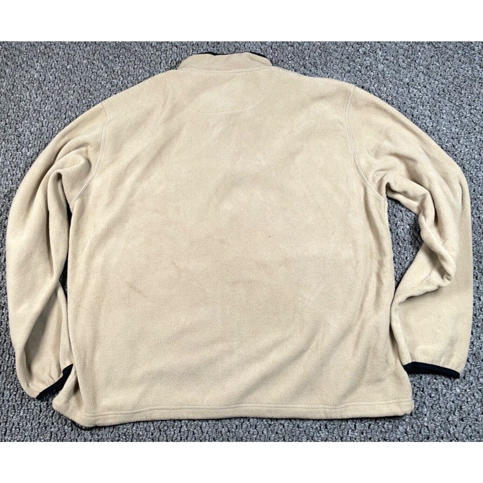 Logo 7 Ducks Unlimited Fleece Jacket Adult XL Beige Embroidered Logo Zip Full Zip Pockets Casual Outdoors Men's Size US XL / EU 56 / 4 - 2 Thumbnail