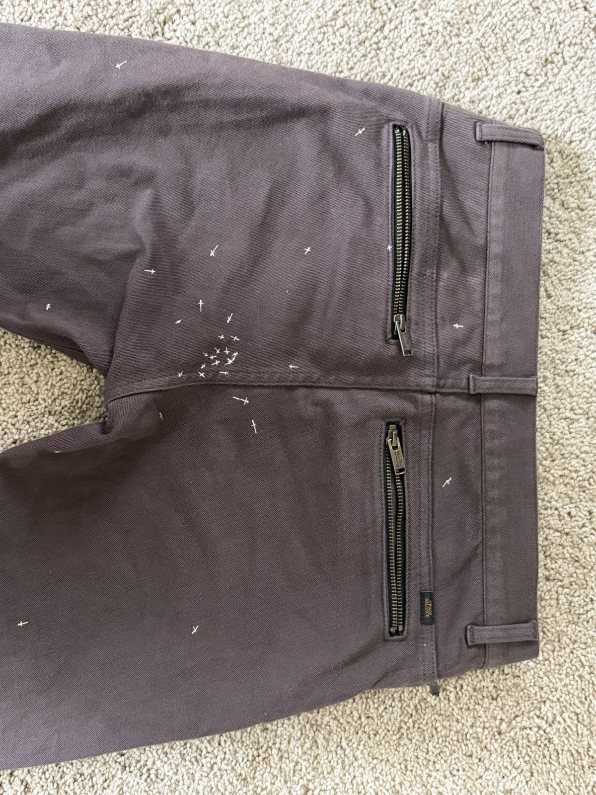 Undercover Undercoverism Embroidered Design Jeans Charcoal Brown Size US 32 / EU 48 - 6 Thumbnail