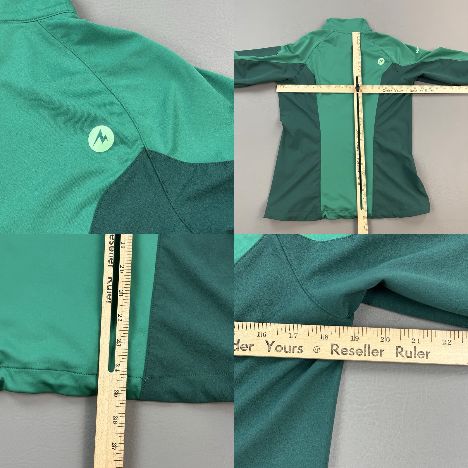 Marmot Marmot Leadville Jacket Women's Medium Green Colorblock Soft Shell Windstopper Jacket (M) Womens Windbreaker Fall Spring Winter Regular Size M / US 6-8 / IT 42-44 - 9 Thumbnail