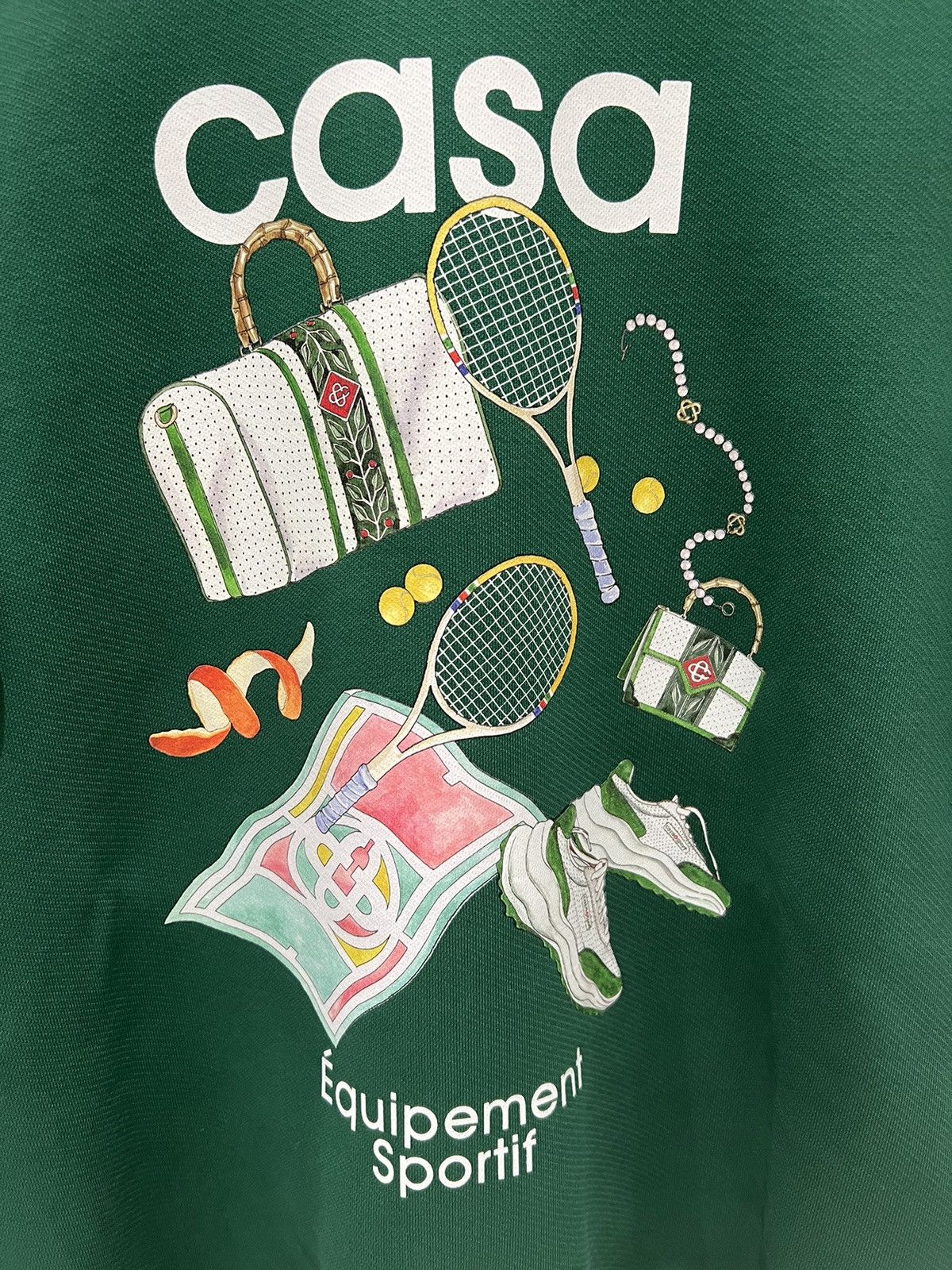 Casablanca Casablanca Equipement Sportif sweatshirt Green Size S Size US S / EU 44-46 / 1 - 6 Thumbnail