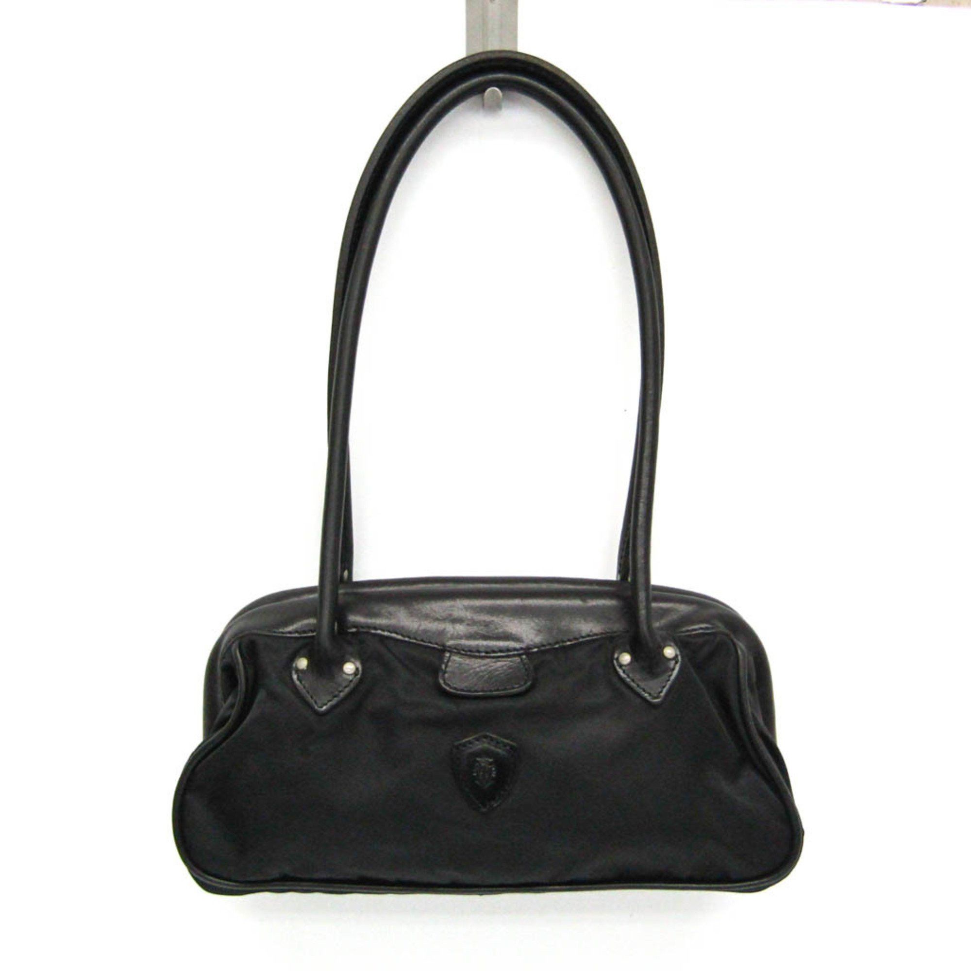 image of Felisi Women's Leather,nylon Tote Bag Black