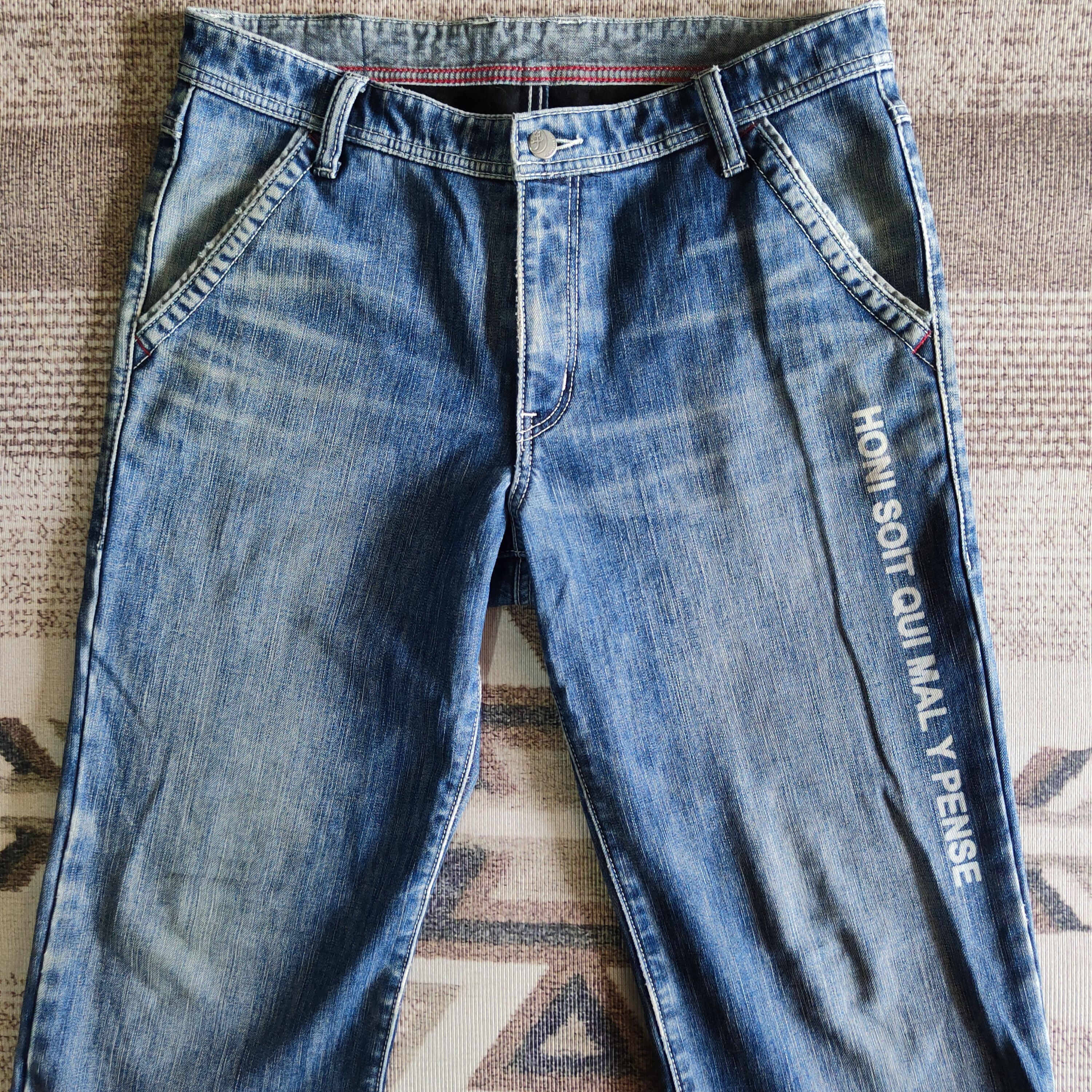 If Six Was Nine × Japanese Brand × Jean Charles De Castelbajac Jean Charles De Castelbajac Distressed Vintage 90s Jeans Size US 34 / EU 50 - 5 Thumbnail