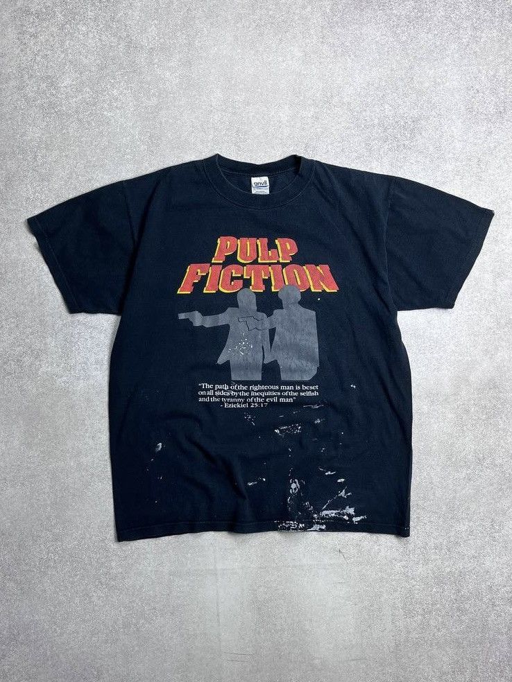 Vintage Vintage Pulp Fiction Tarantino Movie Boxy T-shirt L Size US L / EU 52-54 / 3 - 1 Thumbnail