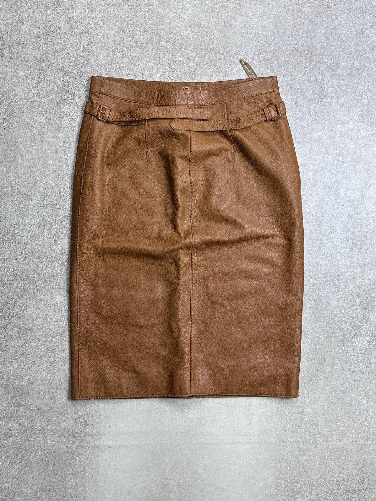 Bottega Veneta Bottega Venetta Genuine Leather Skirt IT 40 Size 27" / US 4 / IT 40 - 4 Thumbnail