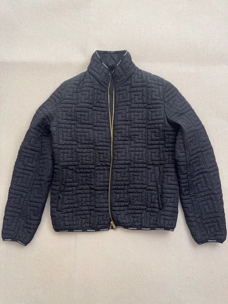 Versace Versace Greek paper clip thin cotton jacket Size M / US 6-8 / IT 42-44 - 1 Thumbnail