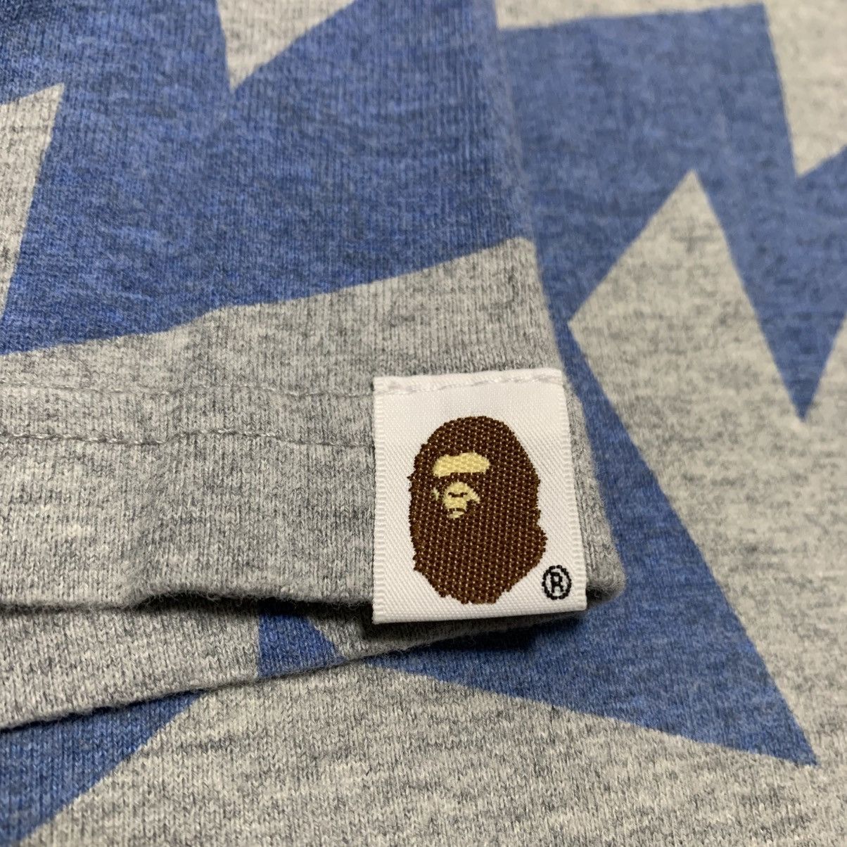 Bape Bape Small All Over Bape Sta Grey Tee A Bathing Ape Size US S / EU 44-46 / 1 - 6 Thumbnail