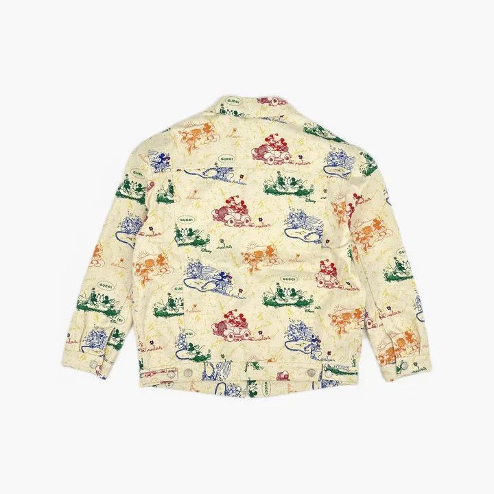 Gucci Gucci Gucci Printed Oversized Button-Up Long Sleeve Jacket Size US S / EU 44-46 / 1 - 3 Thumbnail