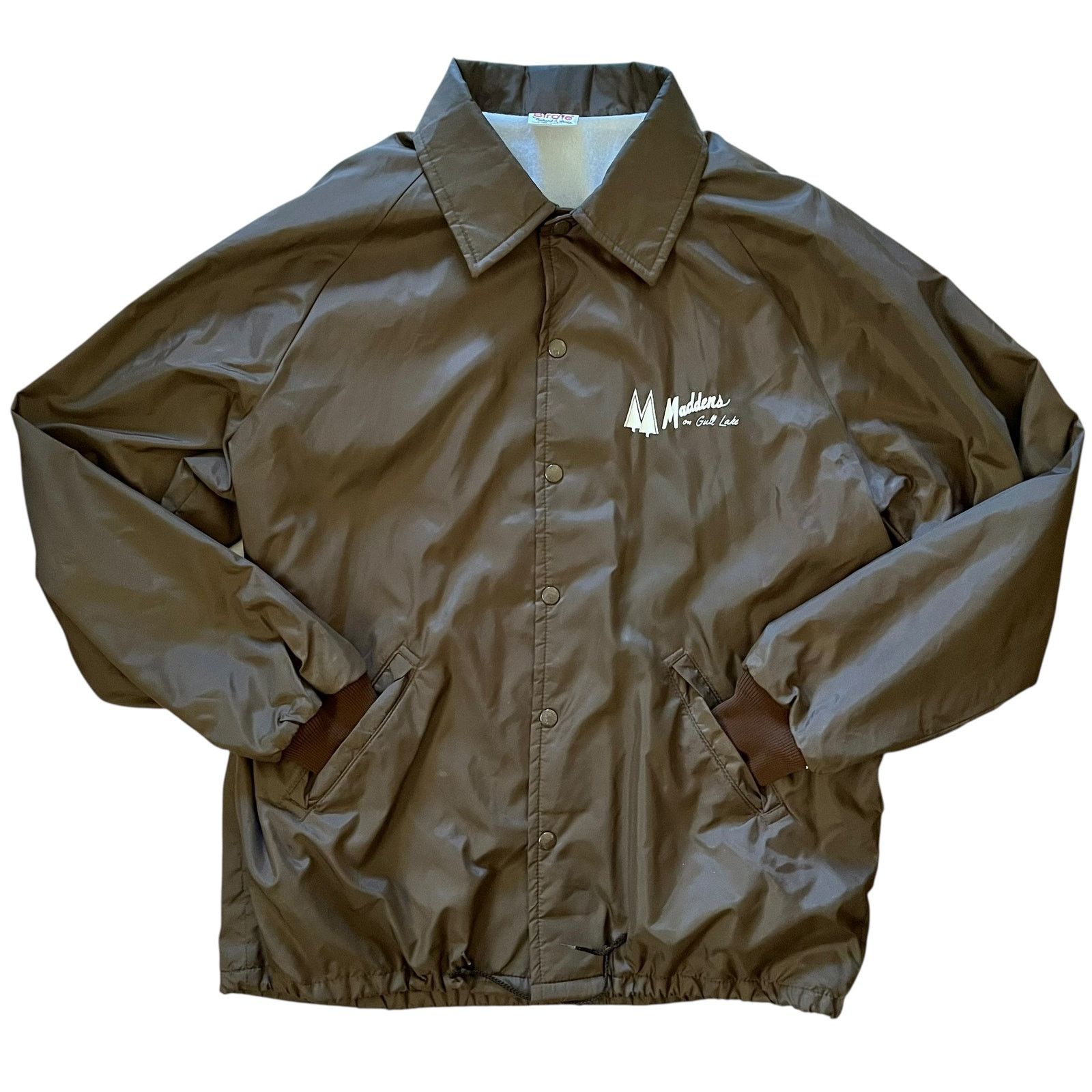 Vintage Vintage Birdie Brown Lightweight Windbreaker Bomber Jacket Size US L / EU 52-54 / 3 - 8 Thumbnail