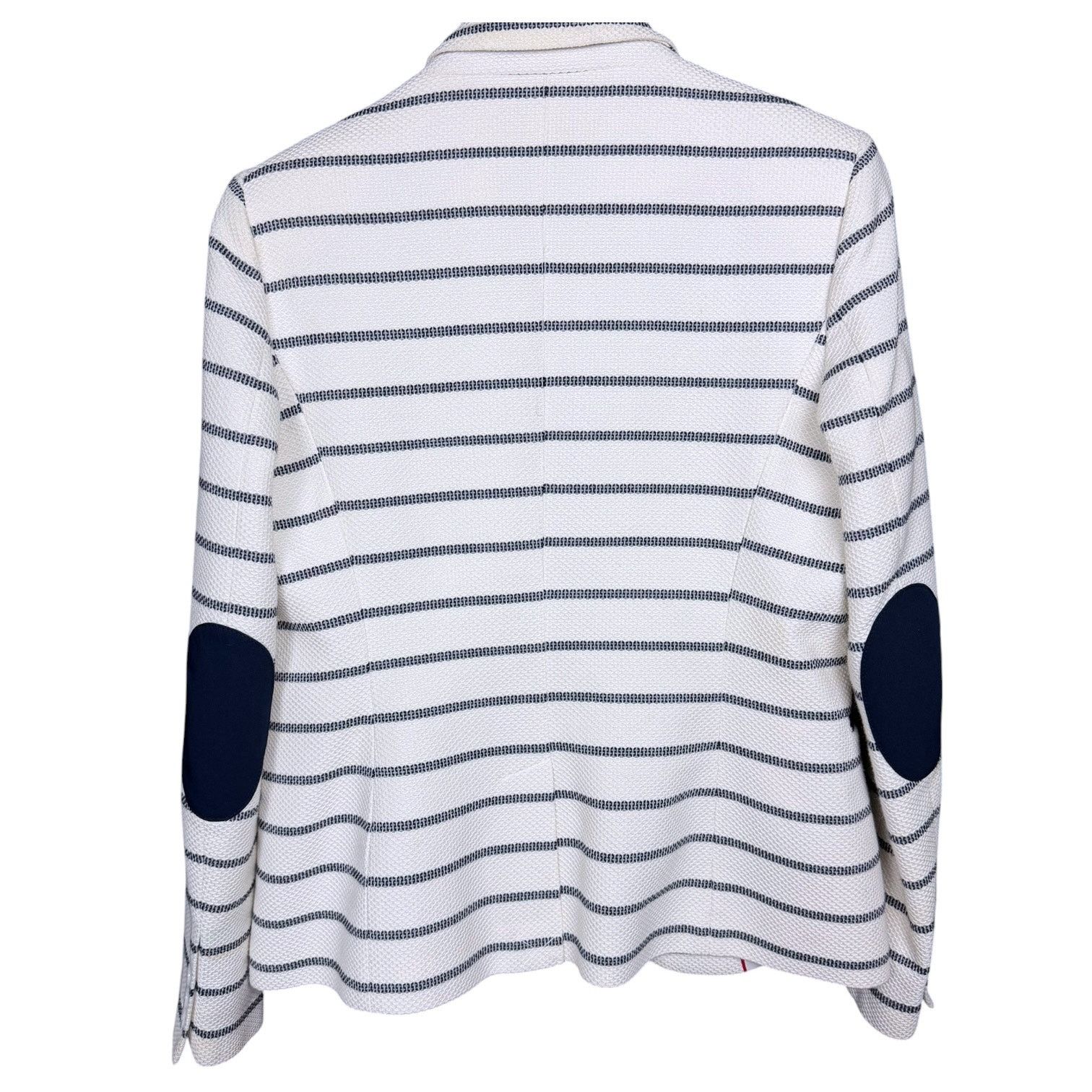 Tommy Hilfiger Tommy Hilfiger Blue White Nautical Blazer Women's 10 Work Size L / US 10 / IT 46 - 2 Thumbnail