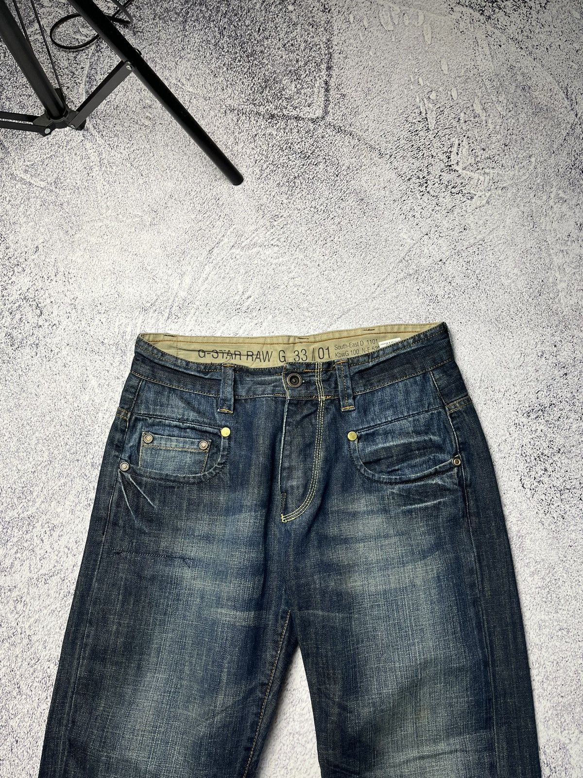 G-Star Vintage G Star Raw Denim Knee Avant Garde Pants / Jeans Rare Size US 34 / EU 50 - 21 Thumbnail