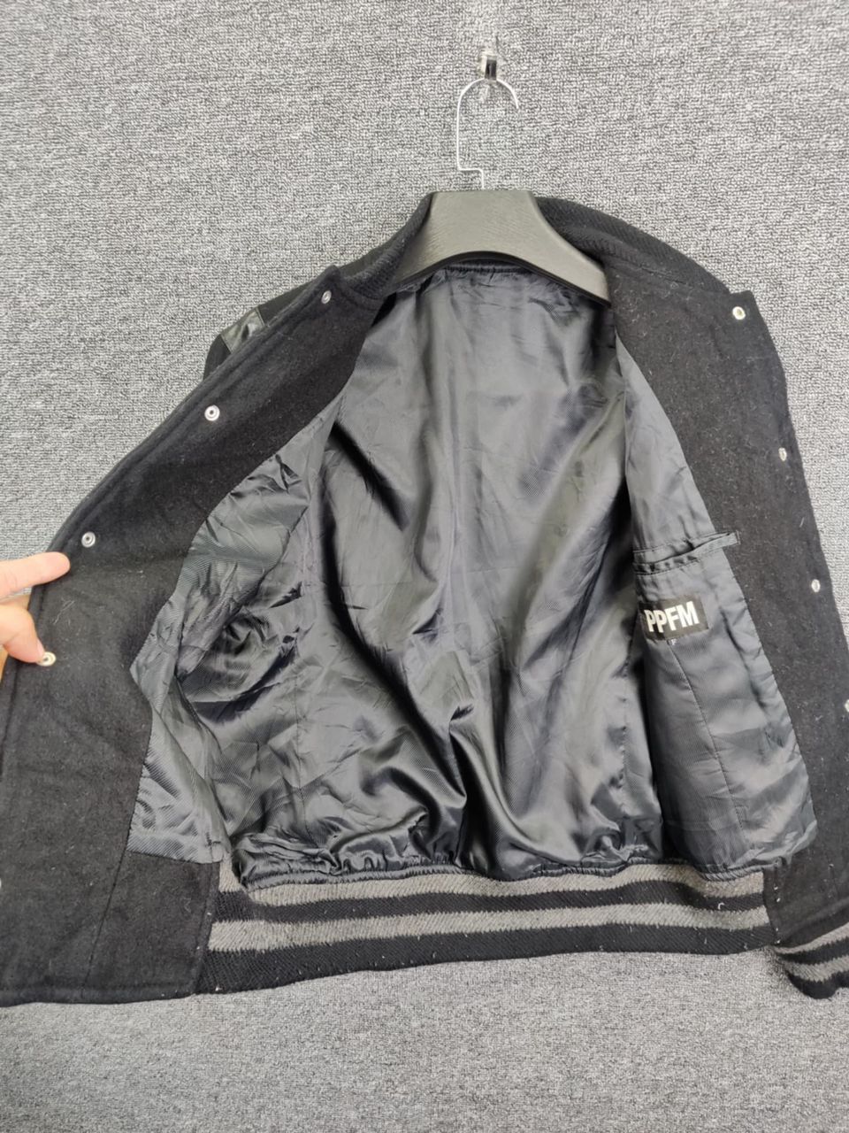 PPFM Vintage 90s PPFM Teedy Wool Varsity Jacket Size US M / EU 48-50 / 2 - 5 Thumbnail