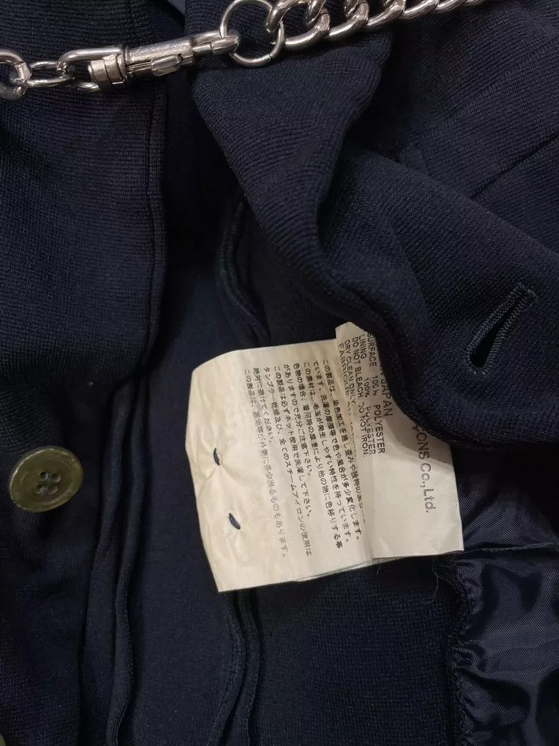 Comme des Garcons Comme des Garçons size ss Dark blue chain-trimmed polyeste Size US S / EU 44-46 / 1 - 6 Thumbnail