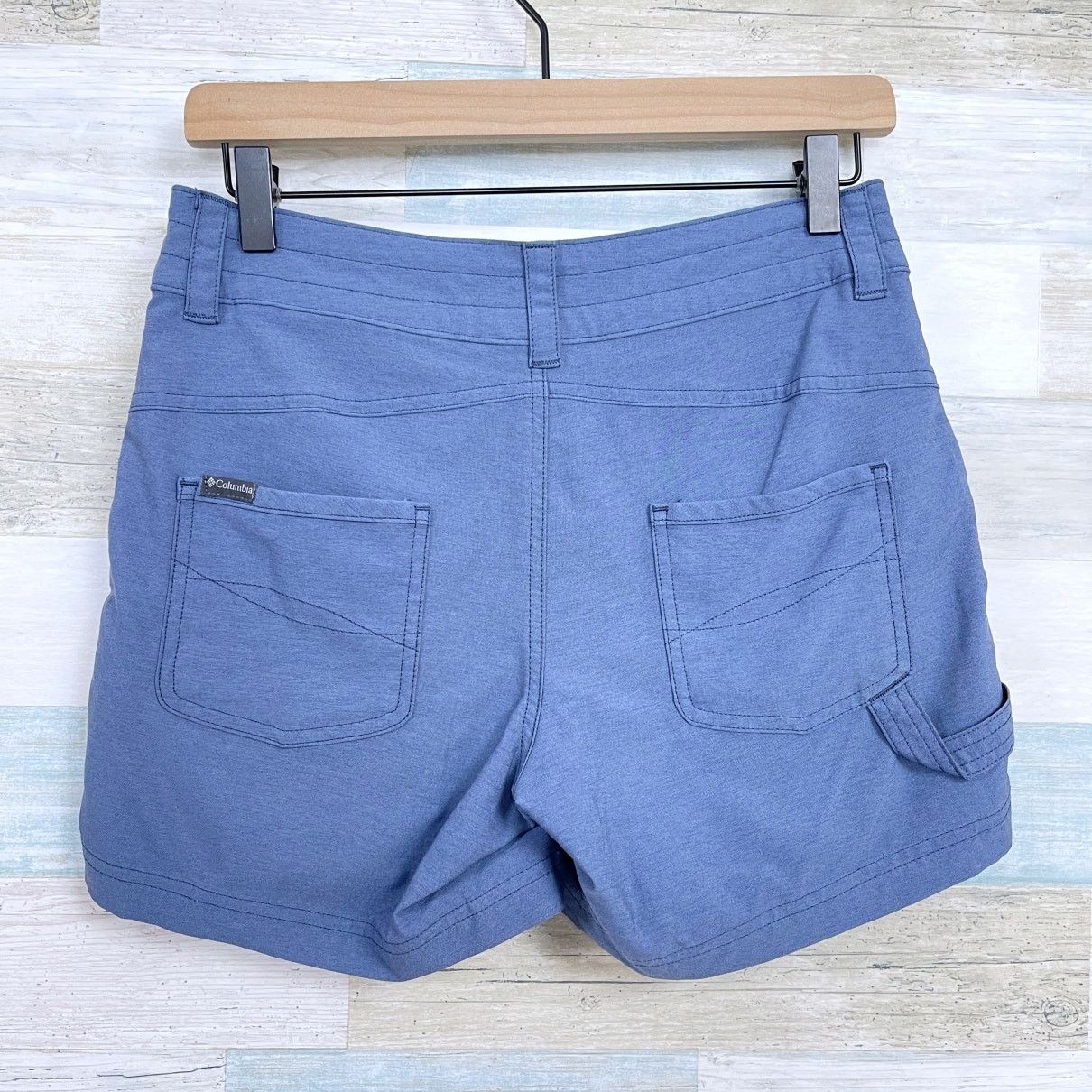 Columbia Columbia Pilsner Peak Hiking Shorts Blue 5" Inseam Womens 4 Size 27" / US 4 / IT 40 - 3 Thumbnail