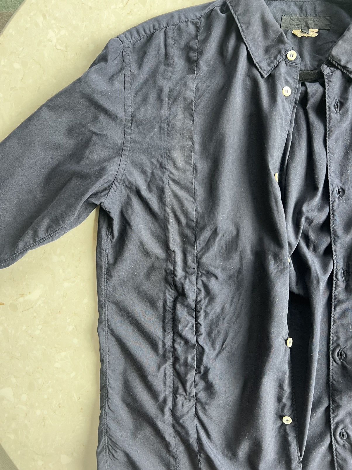 Comme des Garcons Comme Des Garcons Gomme Deux - Dark Navy Blue Shirt Size US L / EU 52-54 / 3 - 13 Thumbnail