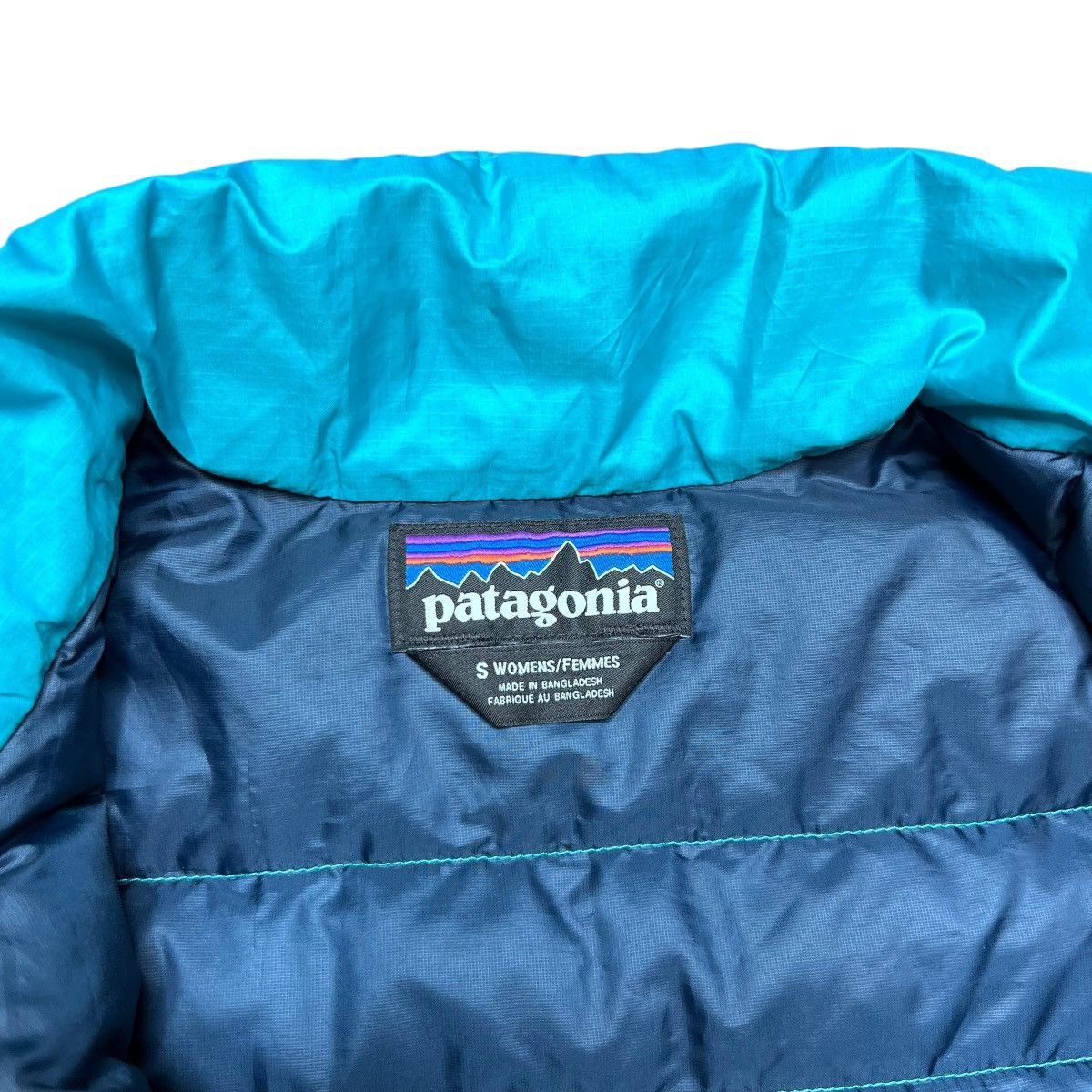 Patagonia Patagonia Women’s Style #84683 Down Blue Zip Puffer Jacket Size S / US 4 / IT 40 - 4 Thumbnail