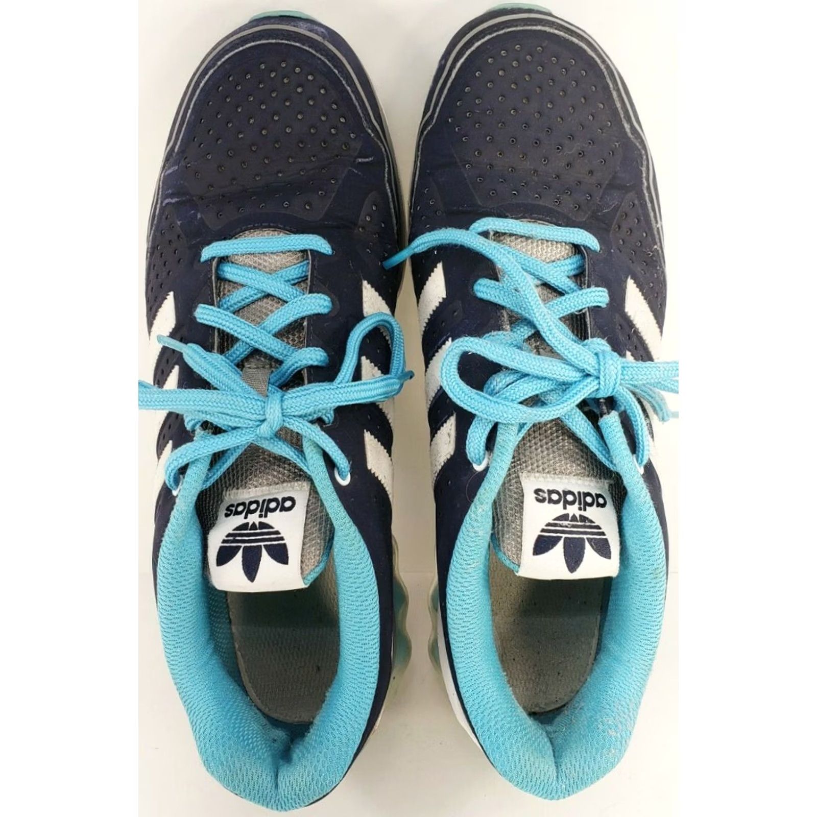 Adidas Adidas Mega SoftCell Sneaker Men's 11.5M Blue White Turquoise G46644 Size US 12 / EU 45 - 7 Thumbnail