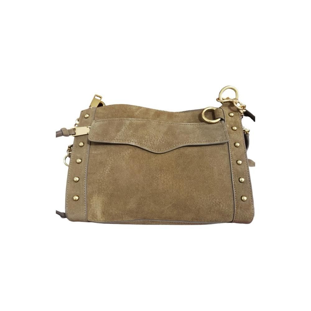 Designer Rebecca Minkoff Tan Suede Small Handbag Size ONE SIZE - 3 Thumbnail