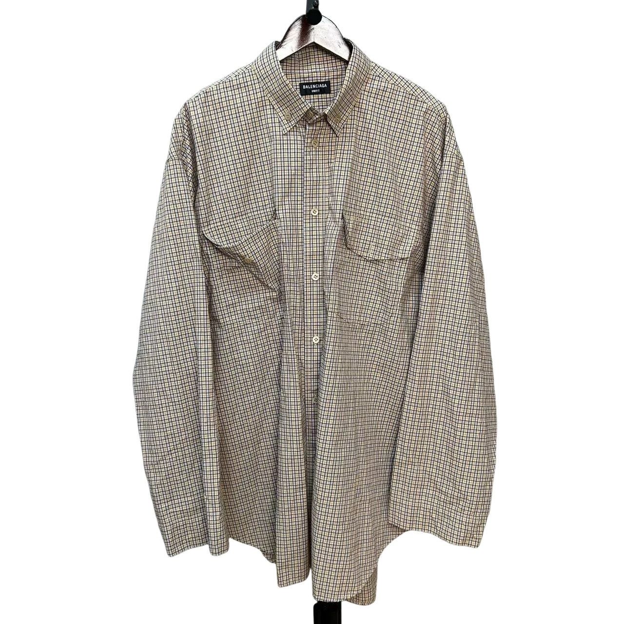Balenciaga Balenciaga Checkered Button Up Shirt Size XS Size US XS / EU 42 / 0 - 1 Thumbnail