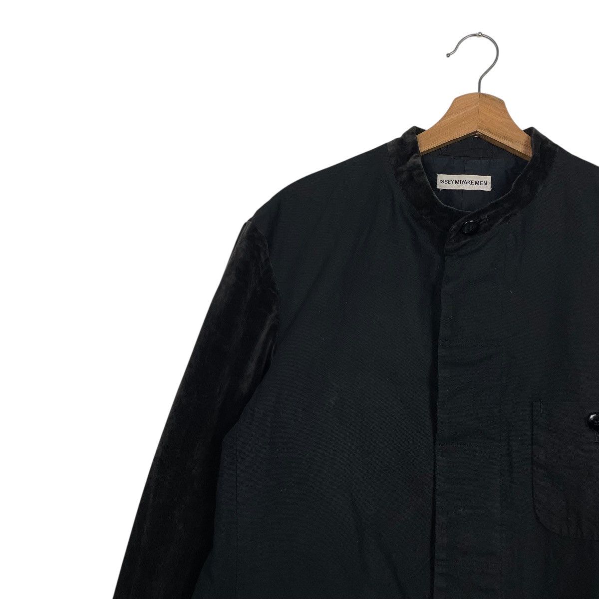 Issey Miyake Issey Miyake Men Mandarin Velvet Sleeve Jacket Size US M / EU 48-50 / 2 - 6 Thumbnail