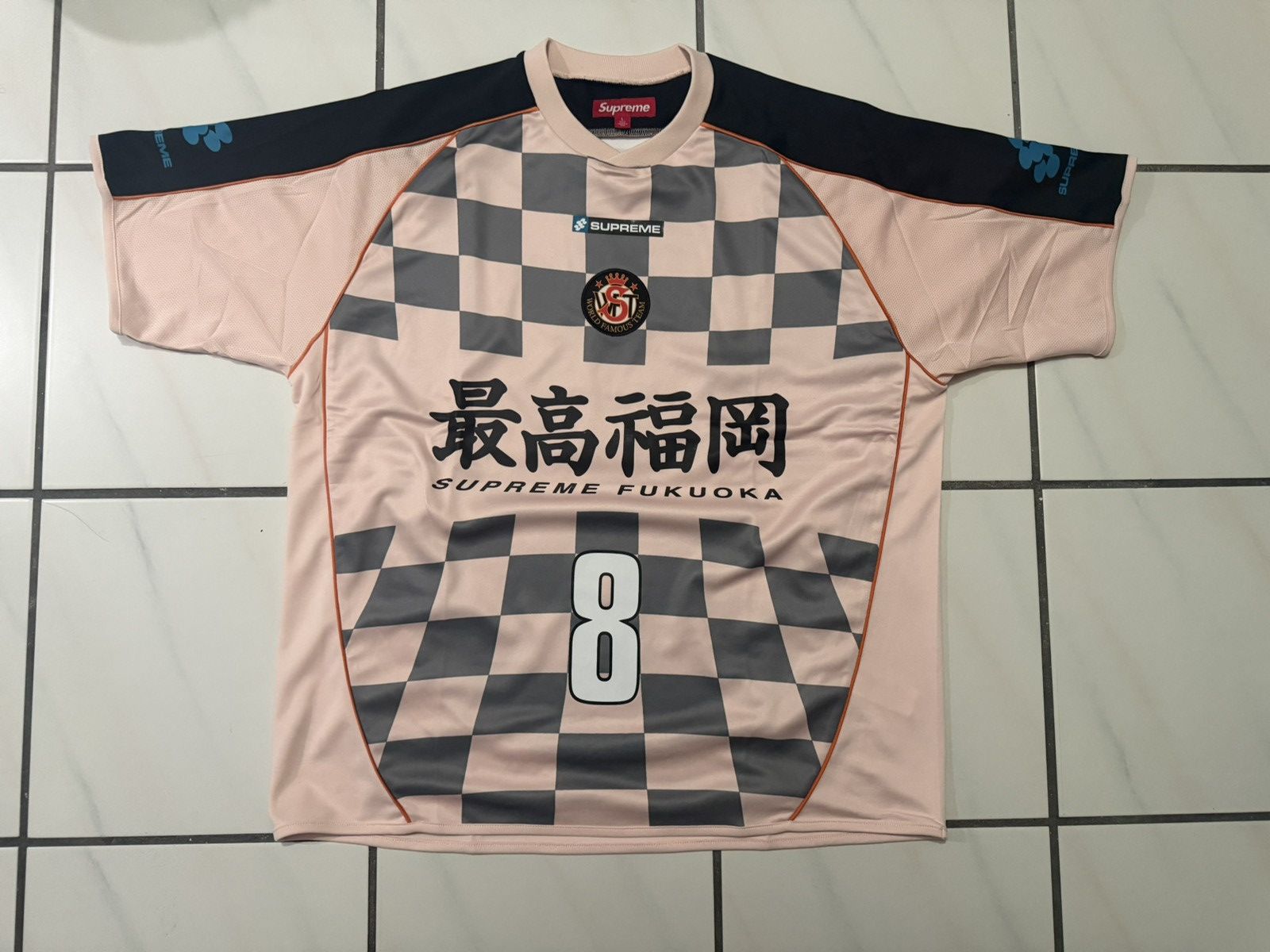 Supreme Checkerboard Soccer Jersey | Grailed