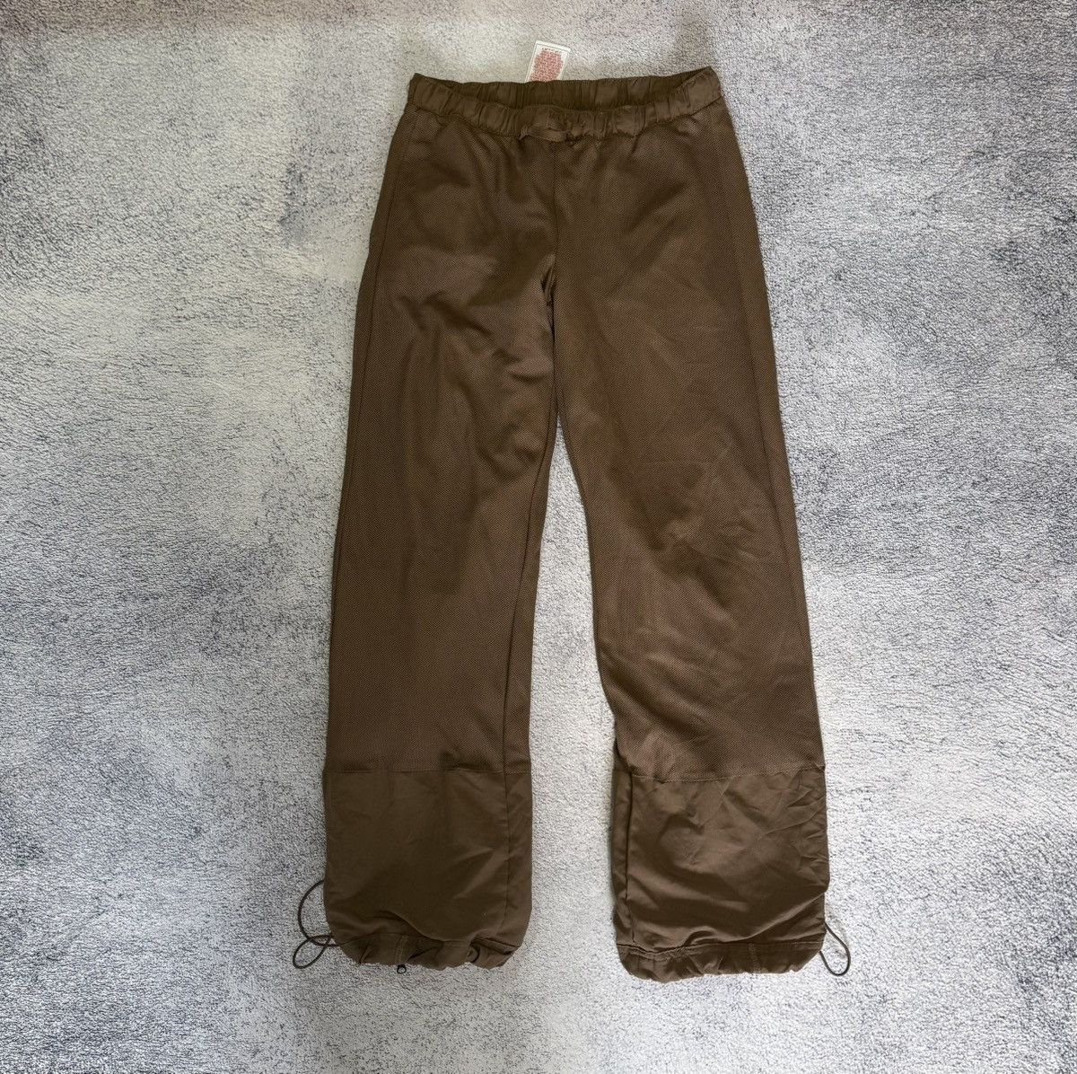 Nike Vintage Nike Brown Track Pants Y2K Swoosh Size S Size 28" / US 6 / IT 42 - 6 Thumbnail