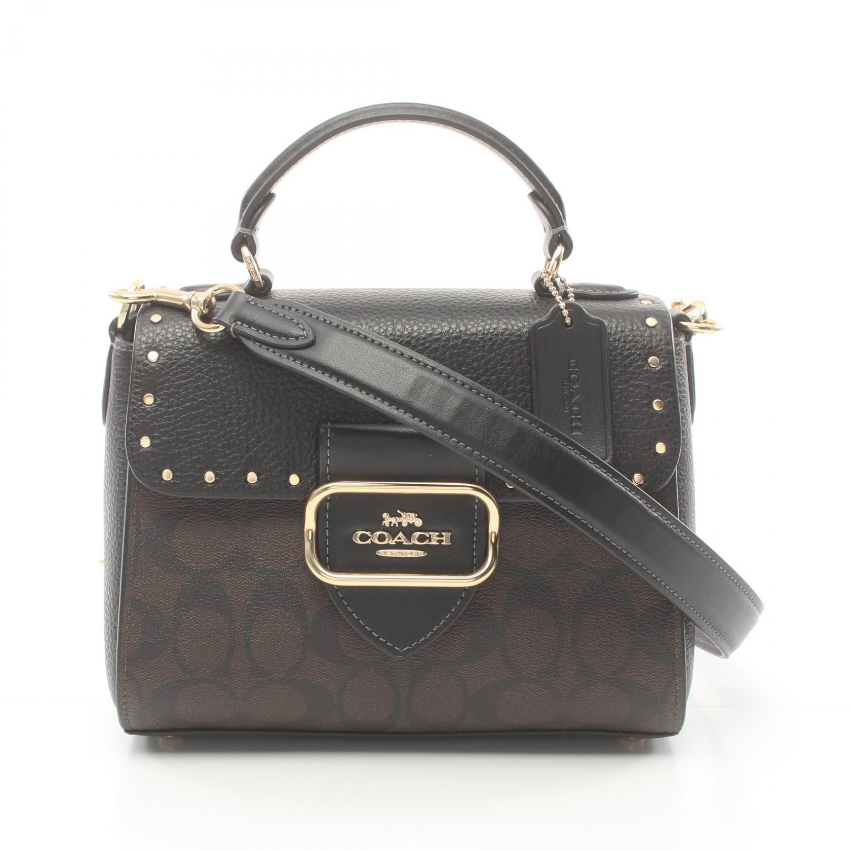 Coach Coach Morgan Top Handle Bag Leather Handbag CF322 in Great Condition Size ONE SIZE - 1 Thumbnail