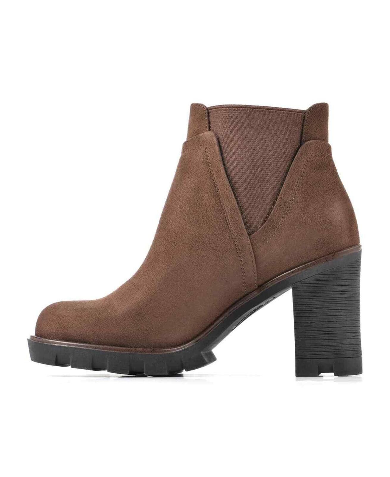 White Mountaineering White Mountain Women's Basil Stacked Block Heel Booties 11 Size US 11 / IT 41 - 2 Thumbnail