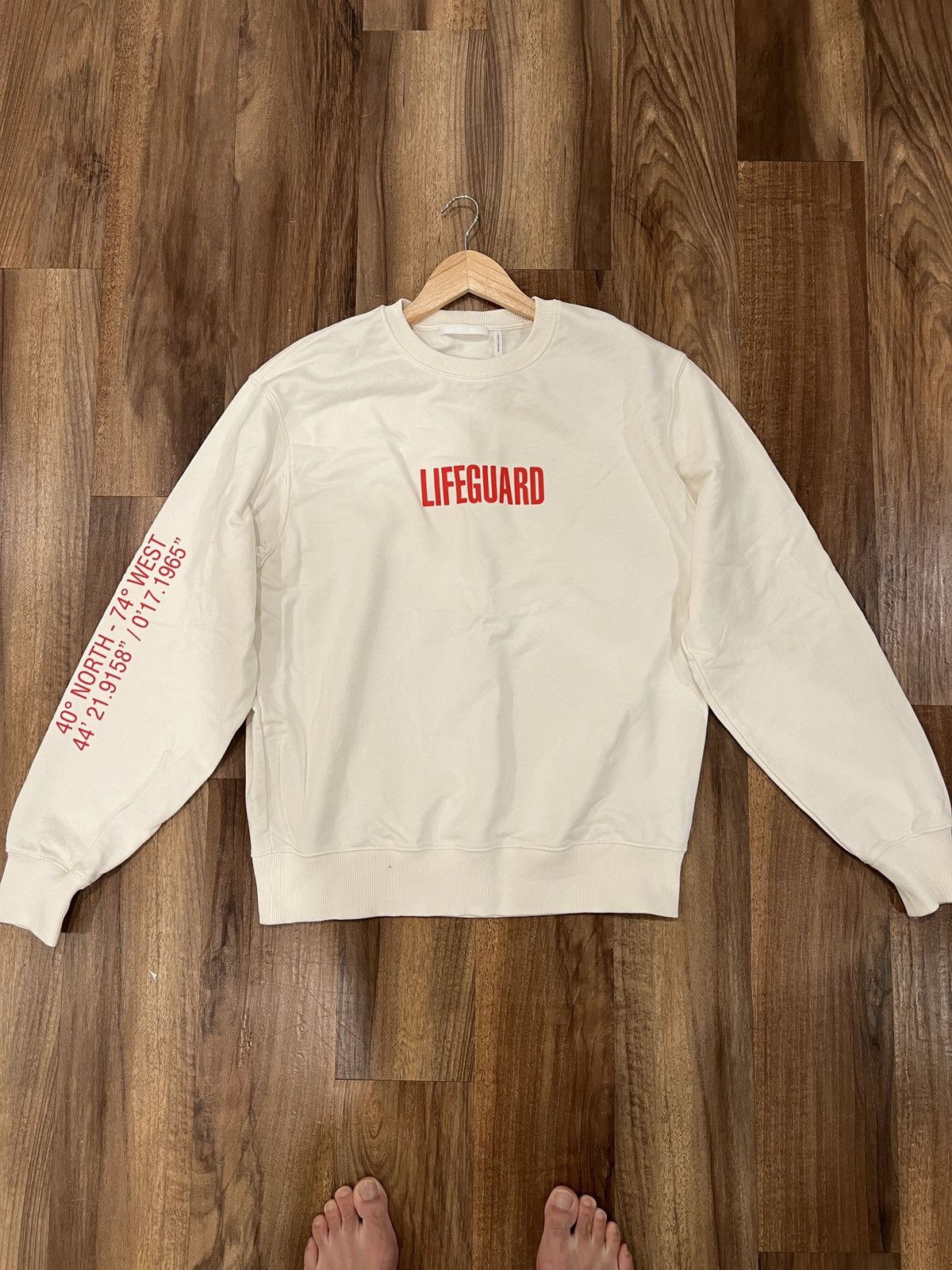 Helmut Lang Helmut Lang RARE Lifeguard Sweatshirt Grailed