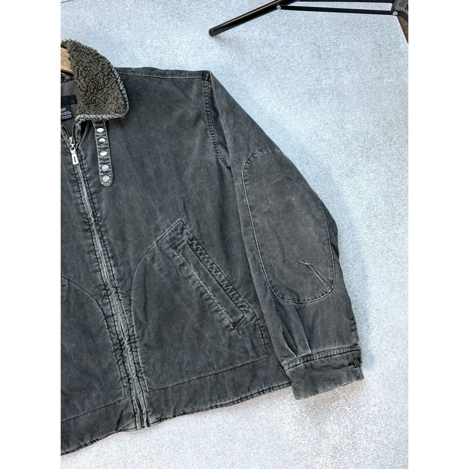 Diesel VINTAGE Diesel Bomber Jacket Men XL Purple Denim Button 90s Diesel Y2K Vintage Bomber Jacket Mens Jeans Jacket Size US XL / EU 56 / 4 - 6 Thumbnail
