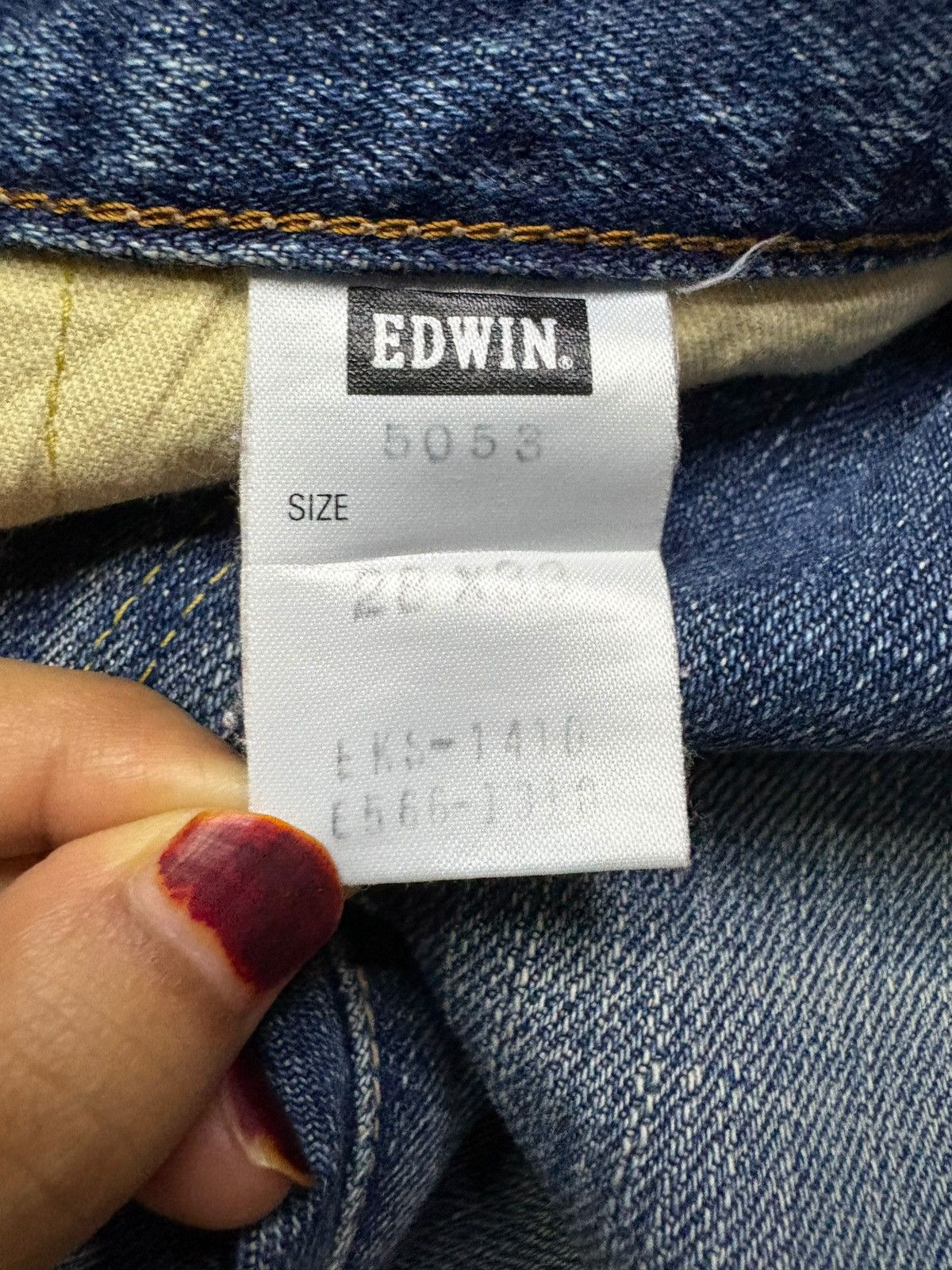 Edwin Vintage Edwin 505XX Selvedge Distressed Loose Jeans Size US 28 / EU 44 - 11 Thumbnail