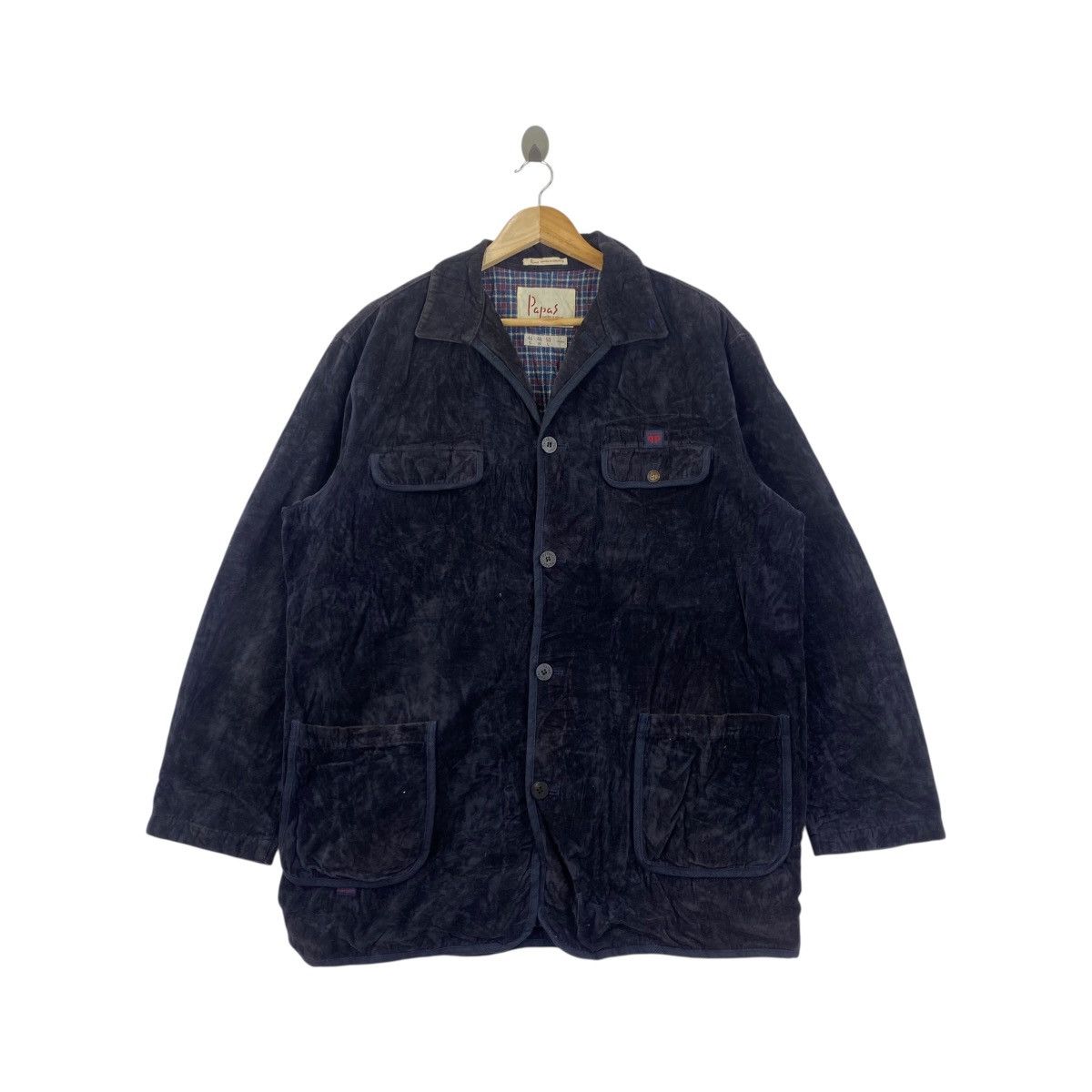 Vintage PAPAS Corduroy Jacket Japanese Brand