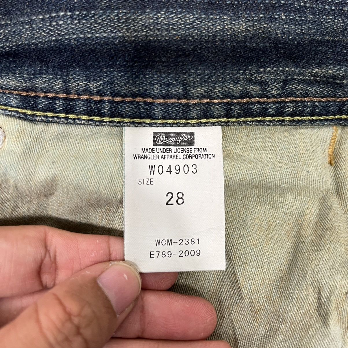 14th Addiction Vintage Wrangler Distressed Denim Jeans Size 28" / US 6 / IT 42 - 19 Thumbnail