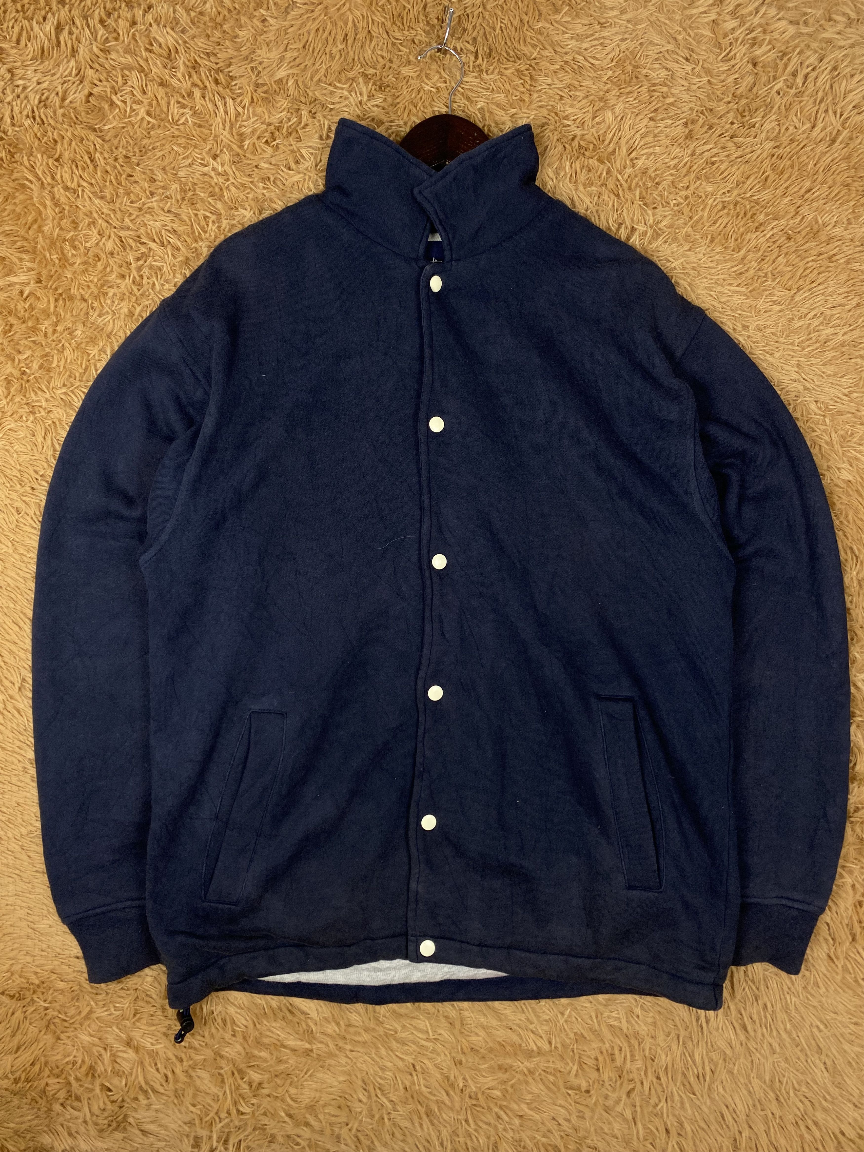 Stussy Vintage Stussy Button Up Sweatshirts PS0359 Size US M / EU 48-50 / 2 - 2 Thumbnail