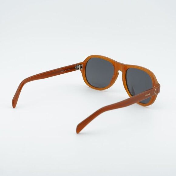 Celine Celine CL40298I 45A CELINE 3 DOTS Sunglasses Brown Aviator Size ONE SIZE - 8 Thumbnail