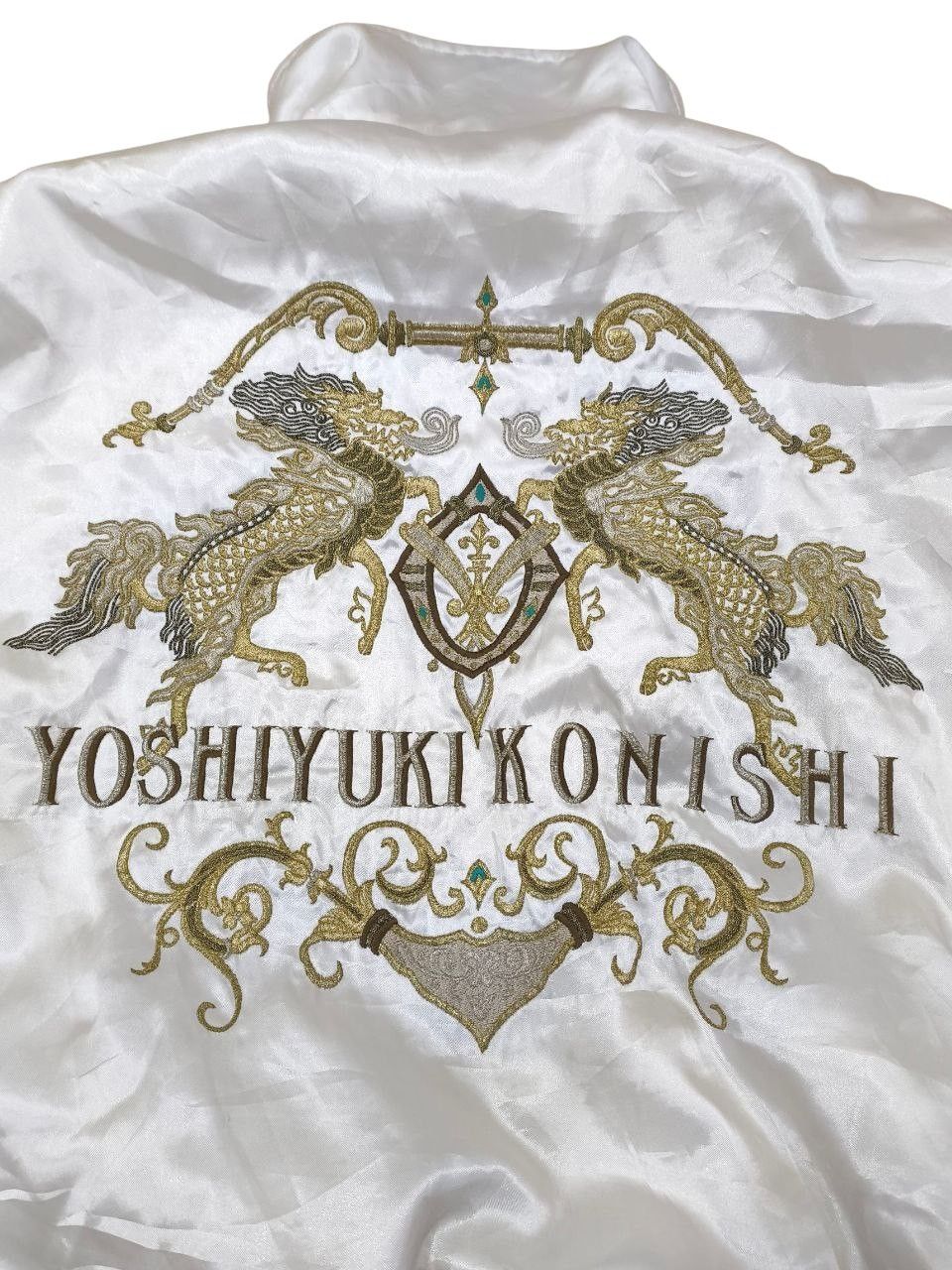 Yoshiyuki Konishi Rare! Vintage Ficce by Yoshiyuki Embroidered Sukajan Jacket Size US M / EU 48-50 / 2 - 3 Thumbnail