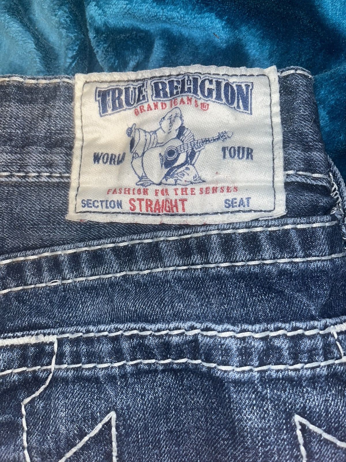 True Religion True Religion Brand Jeans – Straight Fit Dark Wash Size US 29 - 2 Thumbnail