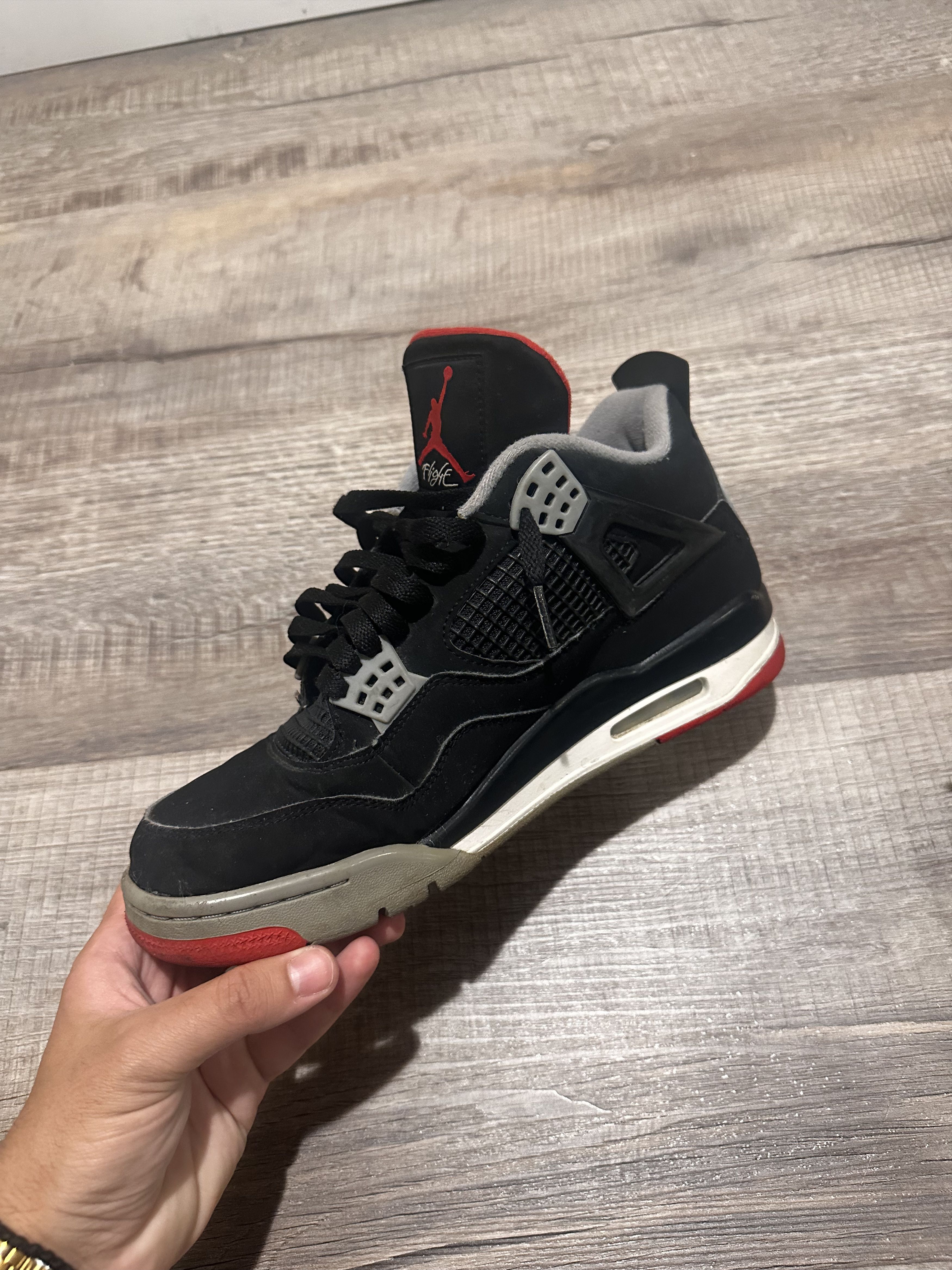 Jordan Brand Mens jordan 4 "bred" (2016) Size US 9 / EU 42 - 6 Thumbnail