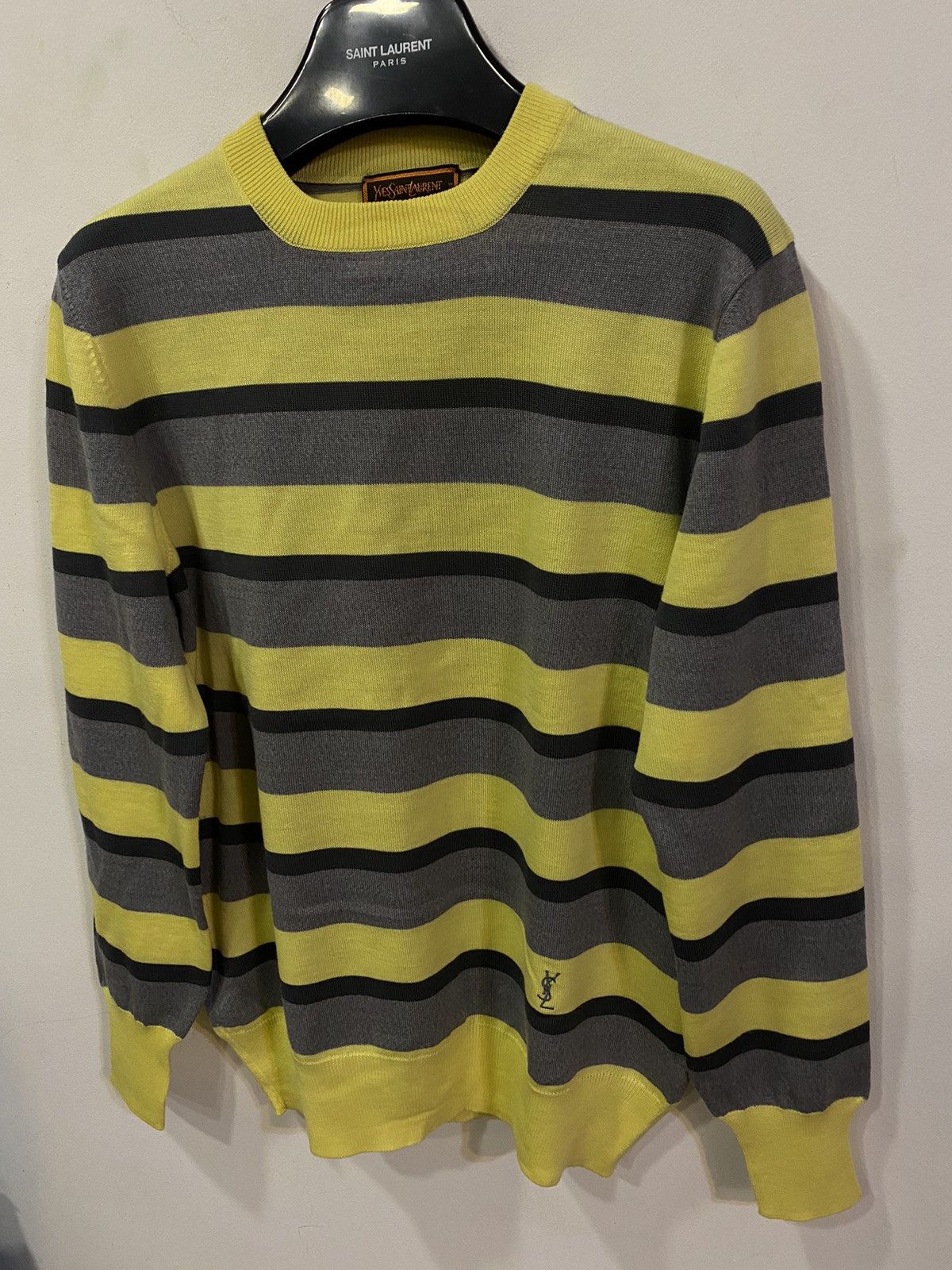 Yves Saint Laurent Italy 80s YSL Sweater Soft Wool Paris Sweatshirt Size US S / EU 44-46 / 1 - 16 Thumbnail