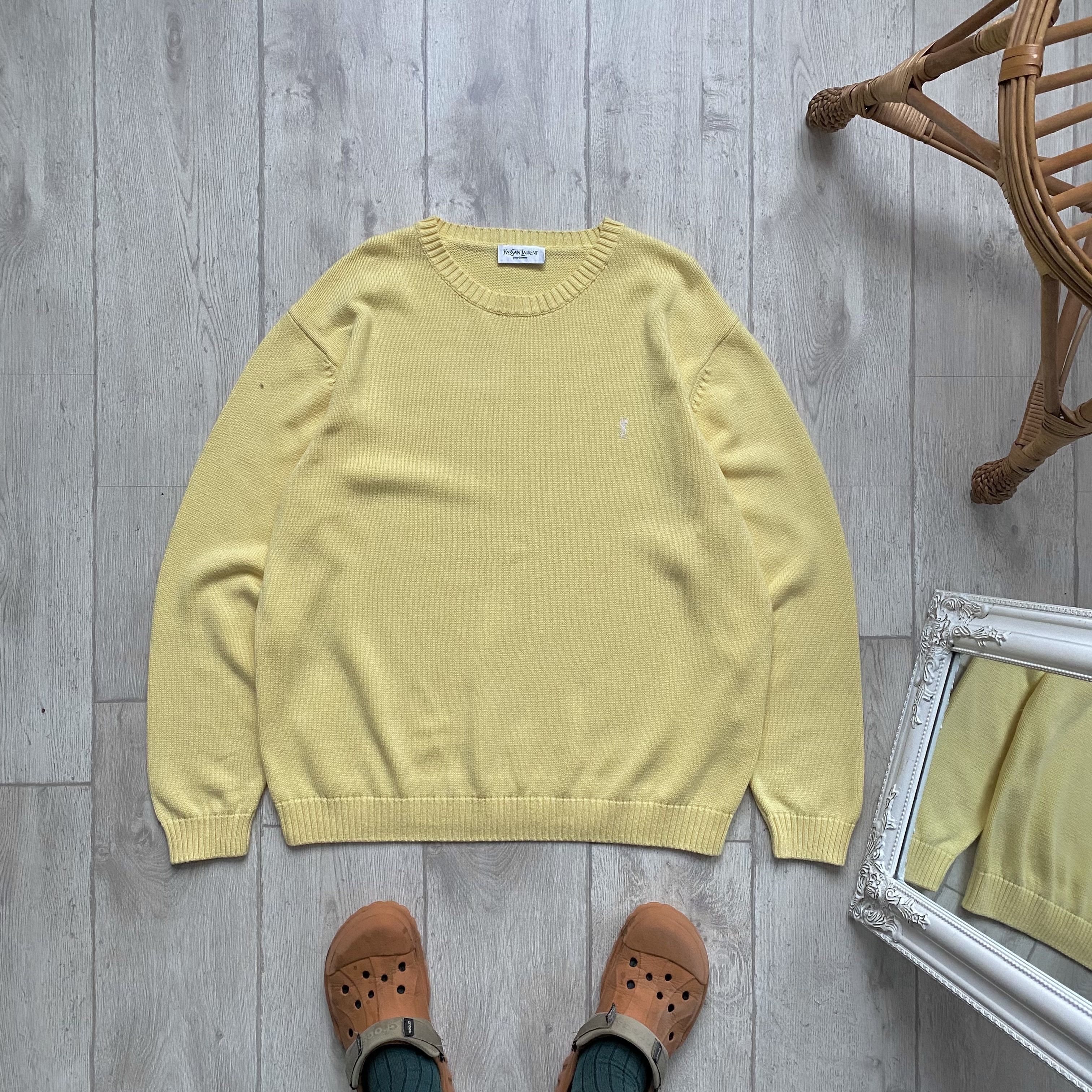 Yves Saint Laurent Vintage 90s Yves Saint Laurent YSL Knit Sweater Jumper Y2k Size US XXL / EU 58 / 5 - 4 Thumbnail