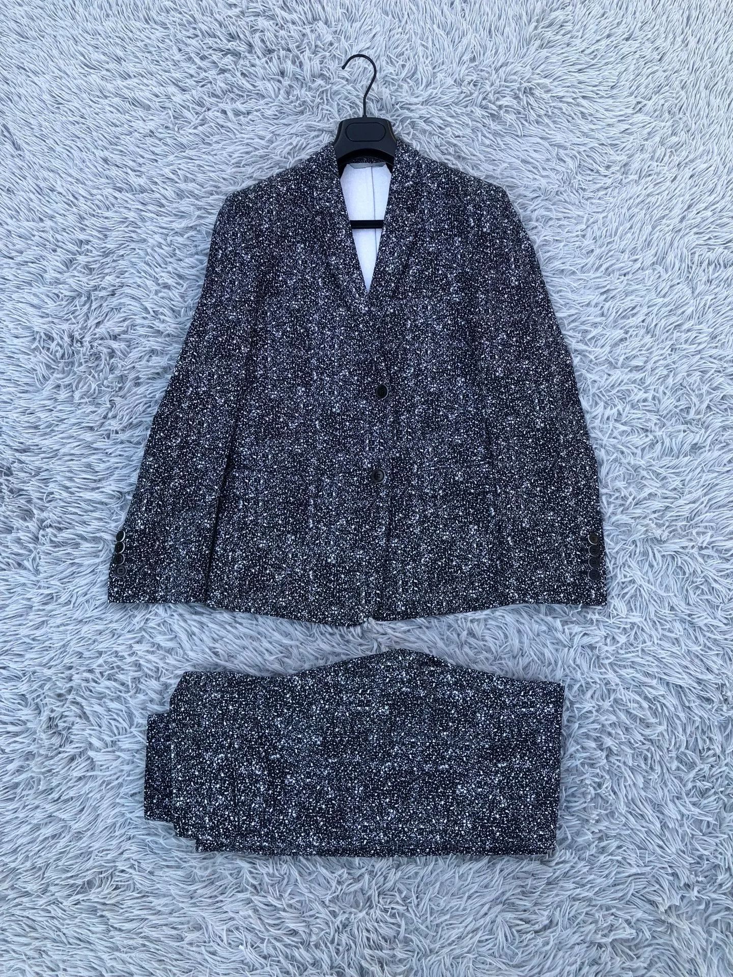 Dior Dior Homme Snowflake Splatter Suit Size US S / EU 44-46 / 1 - 1 Thumbnail