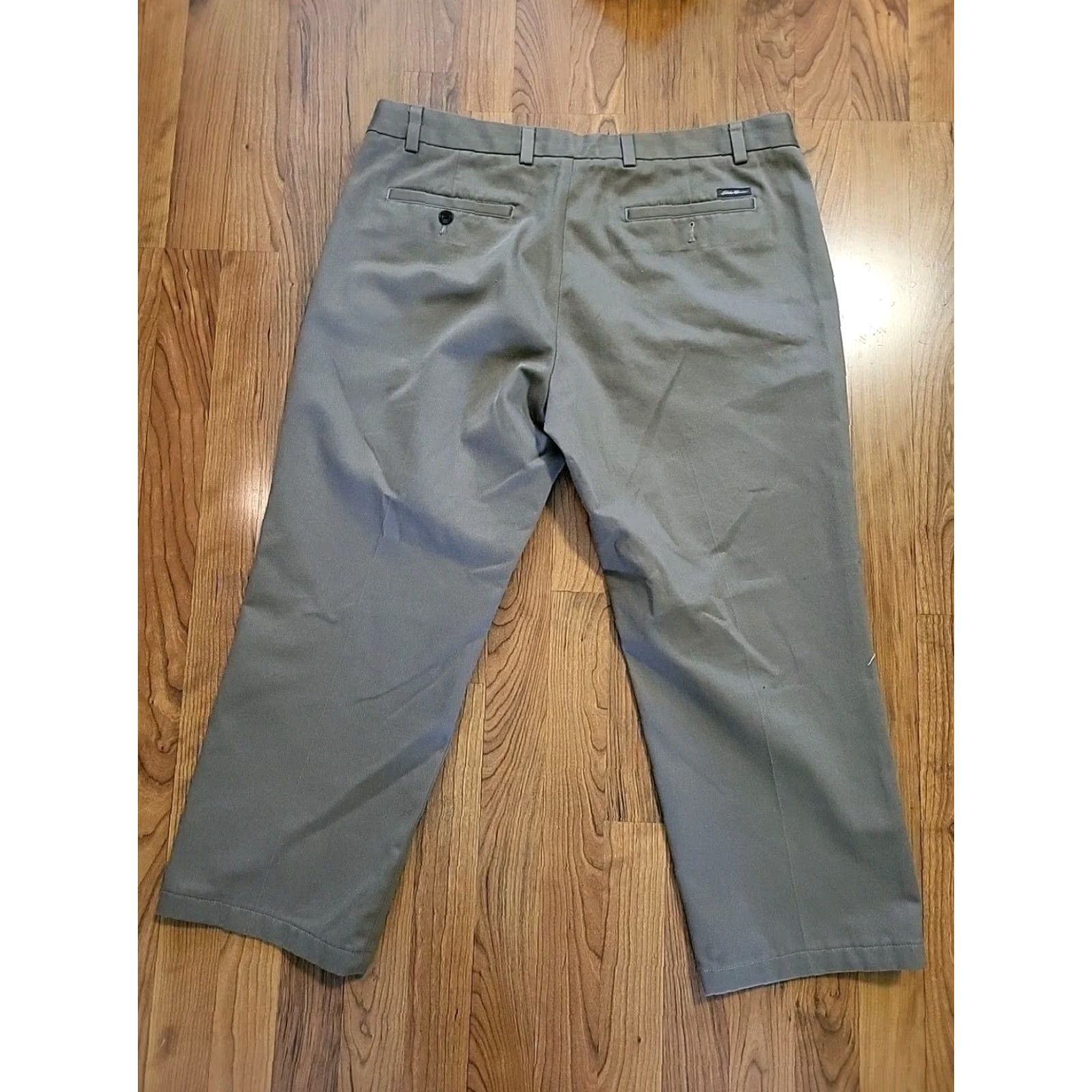 Eddie Bauer Eddie Bauer Pants Chino Flat Front 38 Regular Brown Cotton Wrinkle Free Classic Fit Mens Size US 38 / EU 54 - 4 Thumbnail