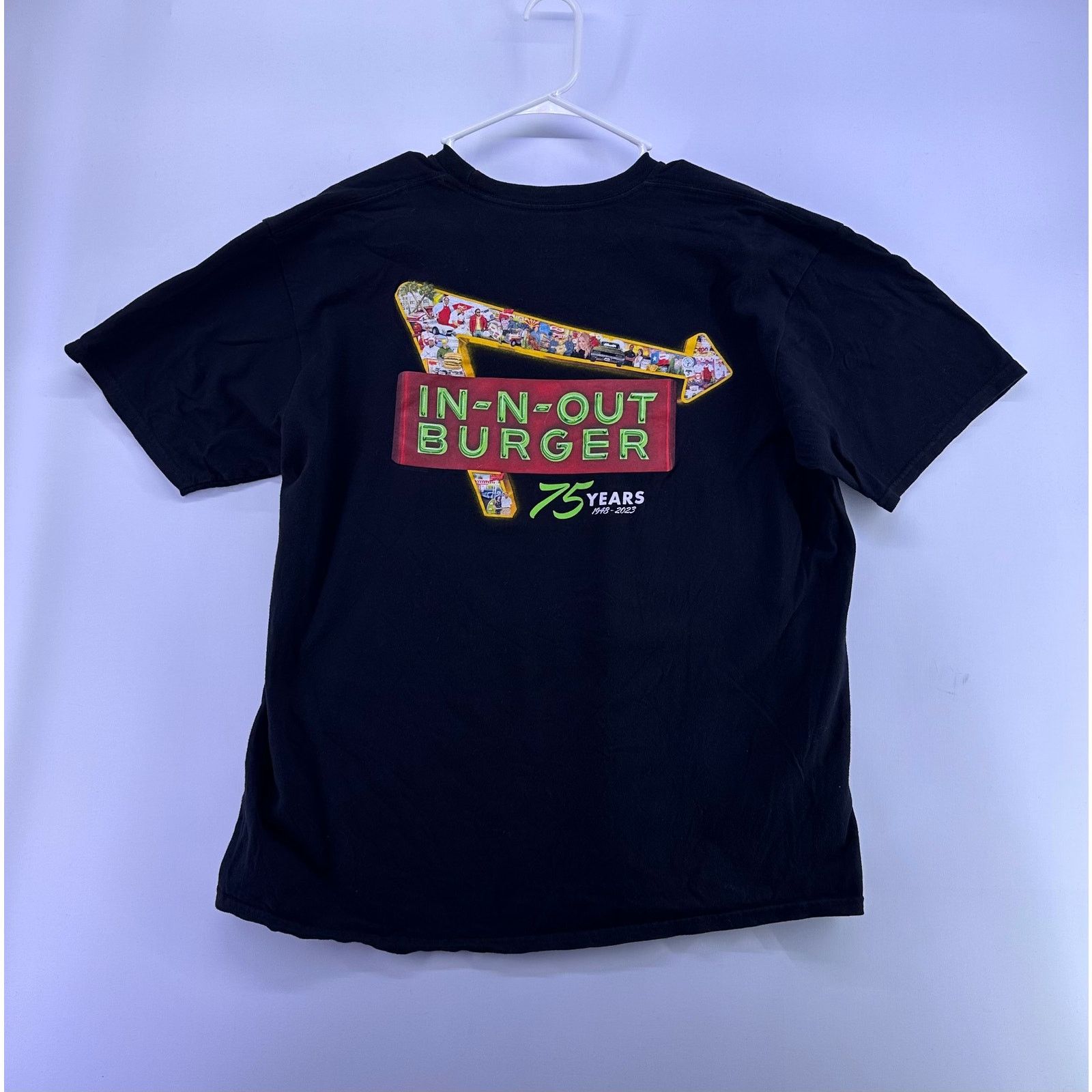 & Other Stories In N Out 75 Years Design Black Tshirt Size 2XL Size US XXL / EU 58 / 5 - 1 Thumbnail