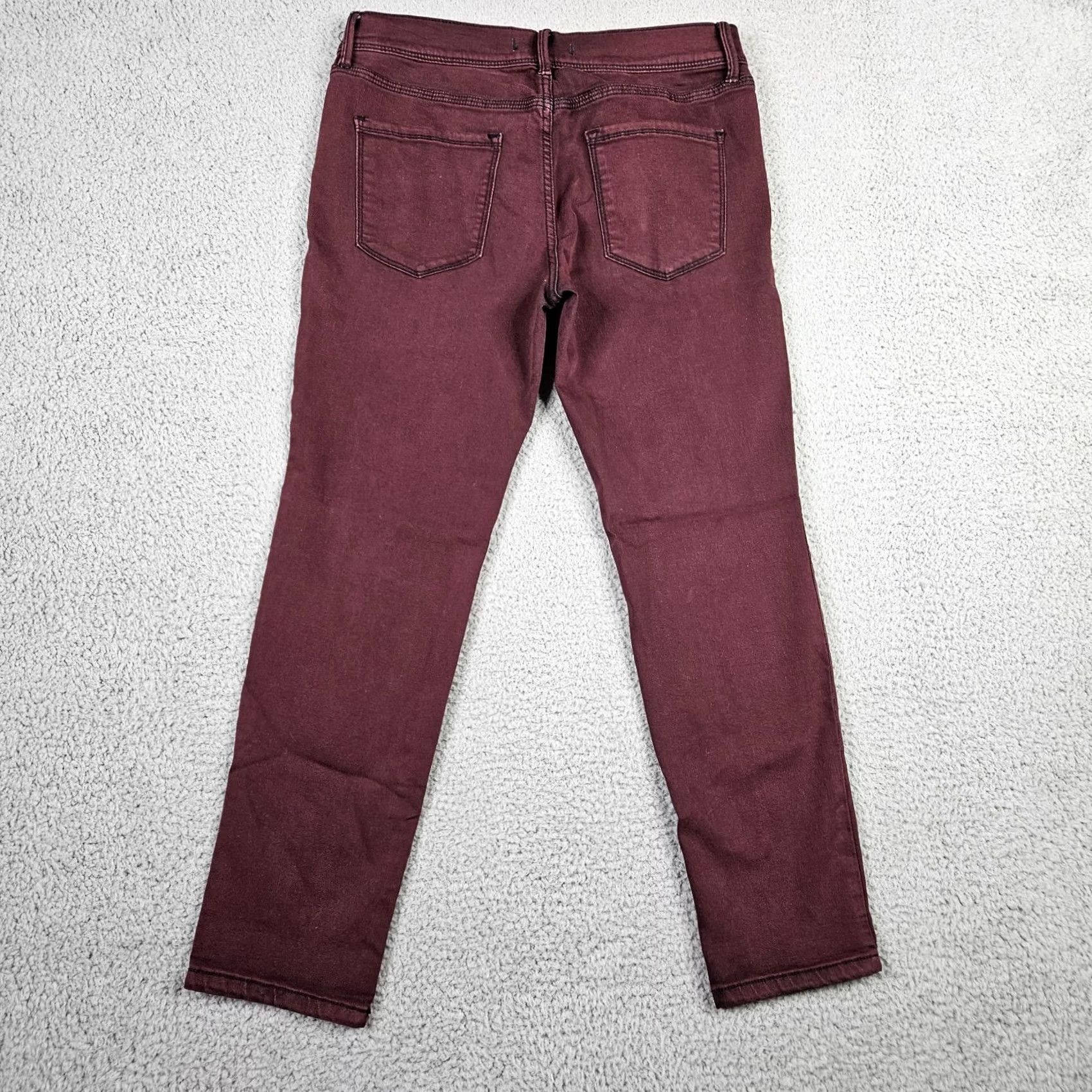 Free People Free People Jeans Women’s Purple Mid-rise Five pockets Size W29 Regular Fit Belted Denim Style Casual Mens Womens Size 29" - 5 Thumbnail