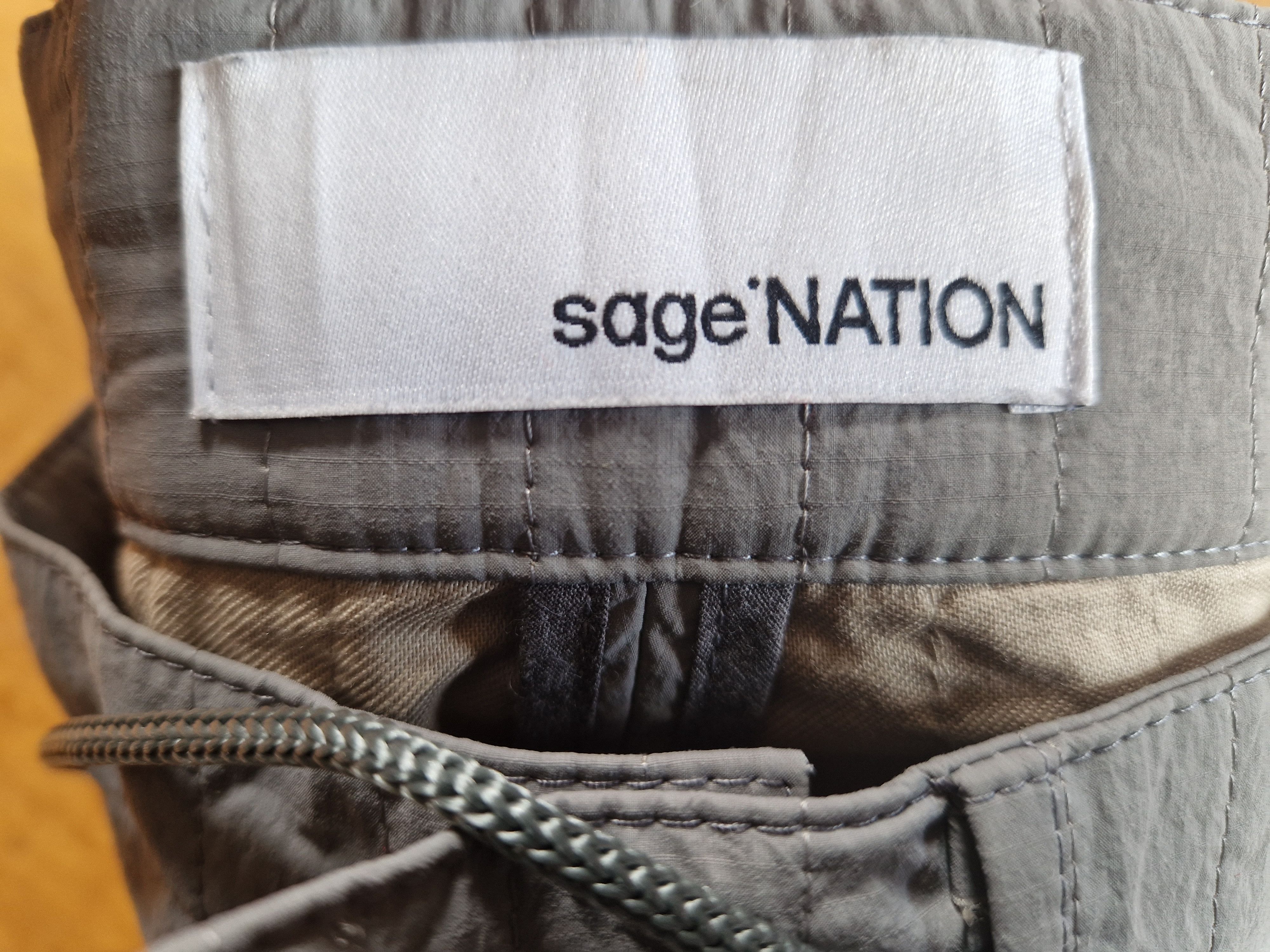 SAGE NATION Grey quilted pants Size US 34 / EU 50 - 3 Thumbnail
